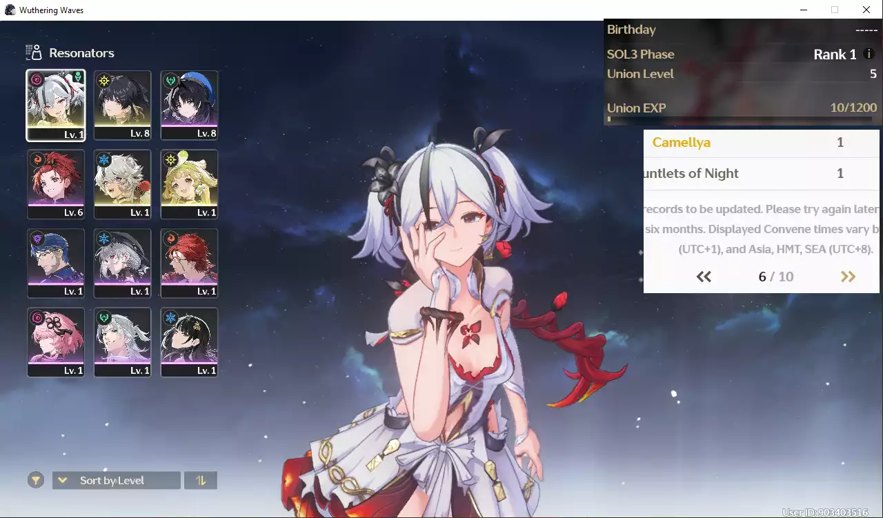 (SEA) UL5 Camellya + Verina (Acc cổ map 0%)