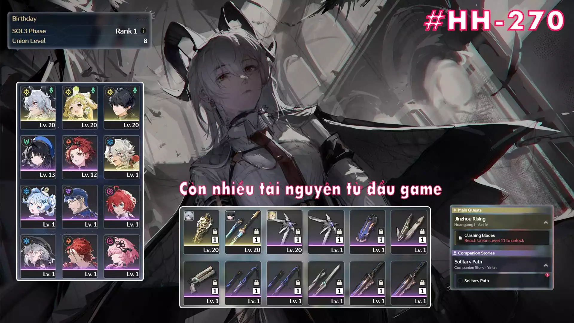 [#HH-270 SEA SIÊU PHẨM CẢNH BINH ÁNH SÁNG UL THẤP]  ZANI TRẤN + VERINA + LINGYANG + ZIN TÀI NGUYÊN GAME