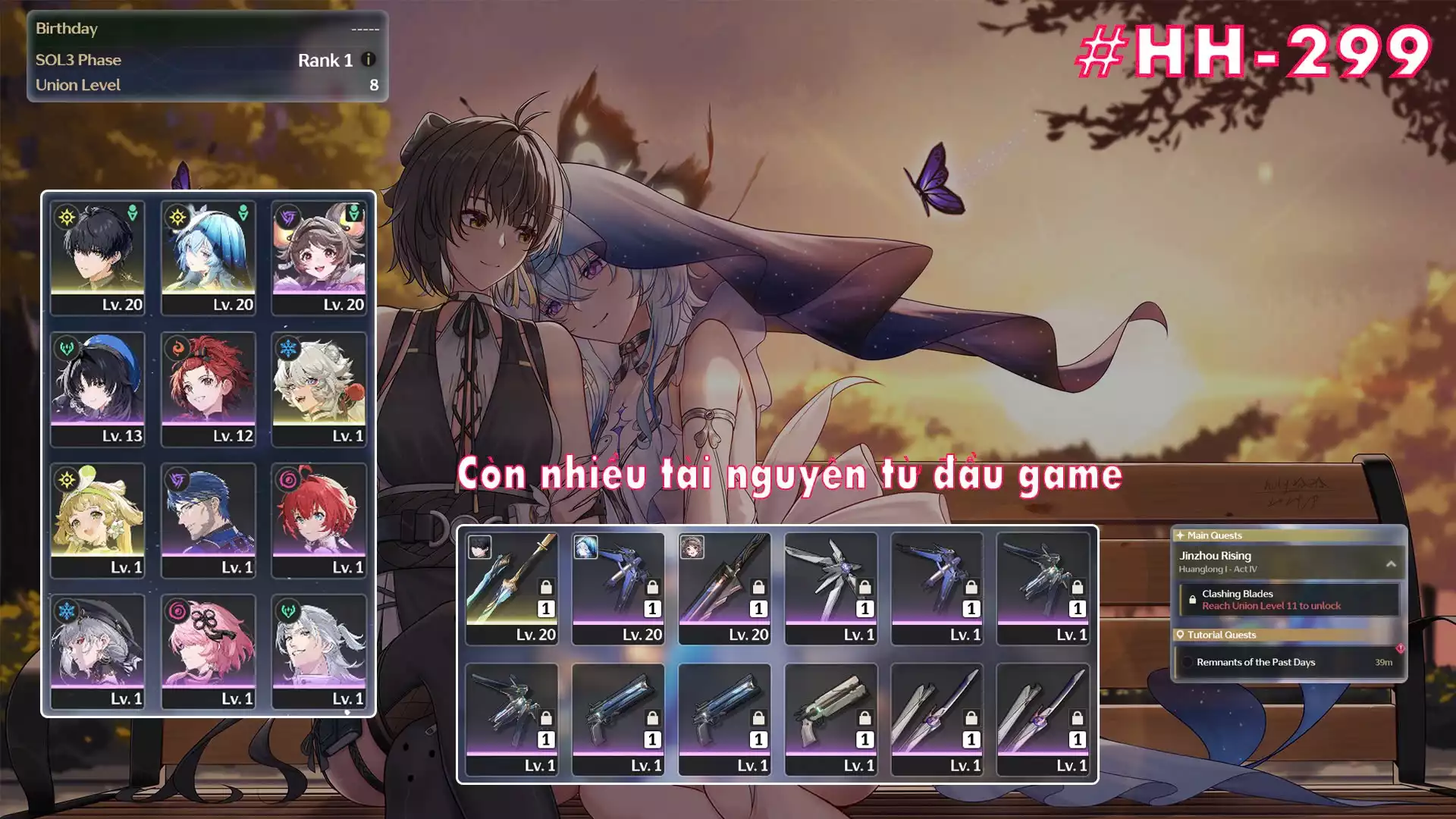 [#HH-299 SEA SIÊU PHẨM VỢ QUỐC DÂN UL THẤP] SHOREKEEPER + VERINA + LINGYANG + KIẾM THƯỜNG + ZIN TÀI NGUYÊN GAME