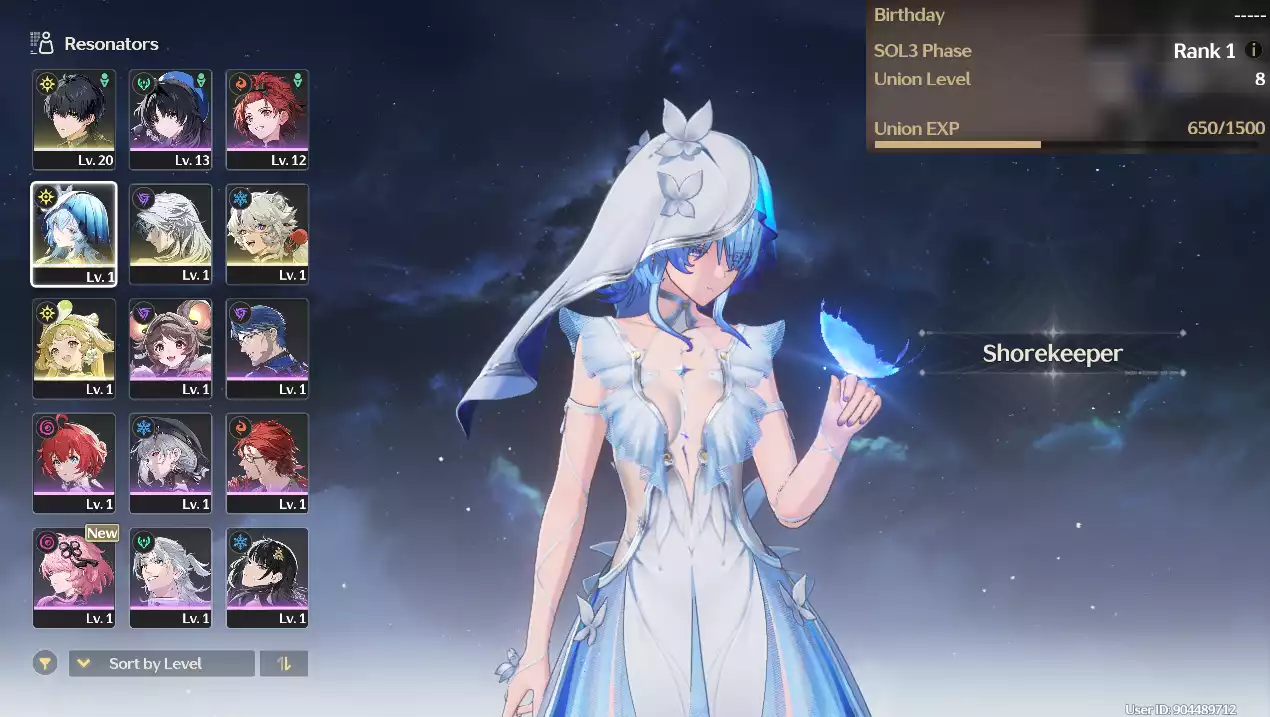 (SEA) UL8 Shorekeeper + Verina(Zin Map Zin Nhiệm Vụ)