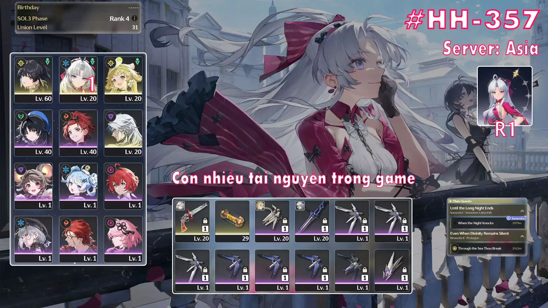 [#HH-357 ASIA SIÊU PHẨM CÔNG CHÚA BĂNG UL THẤP VIP] CARLOTTA RC1 TRẤN + VERINA + CALCHARO + CÒN NHIỀU TÀI NGUYÊN CHO ANH EM