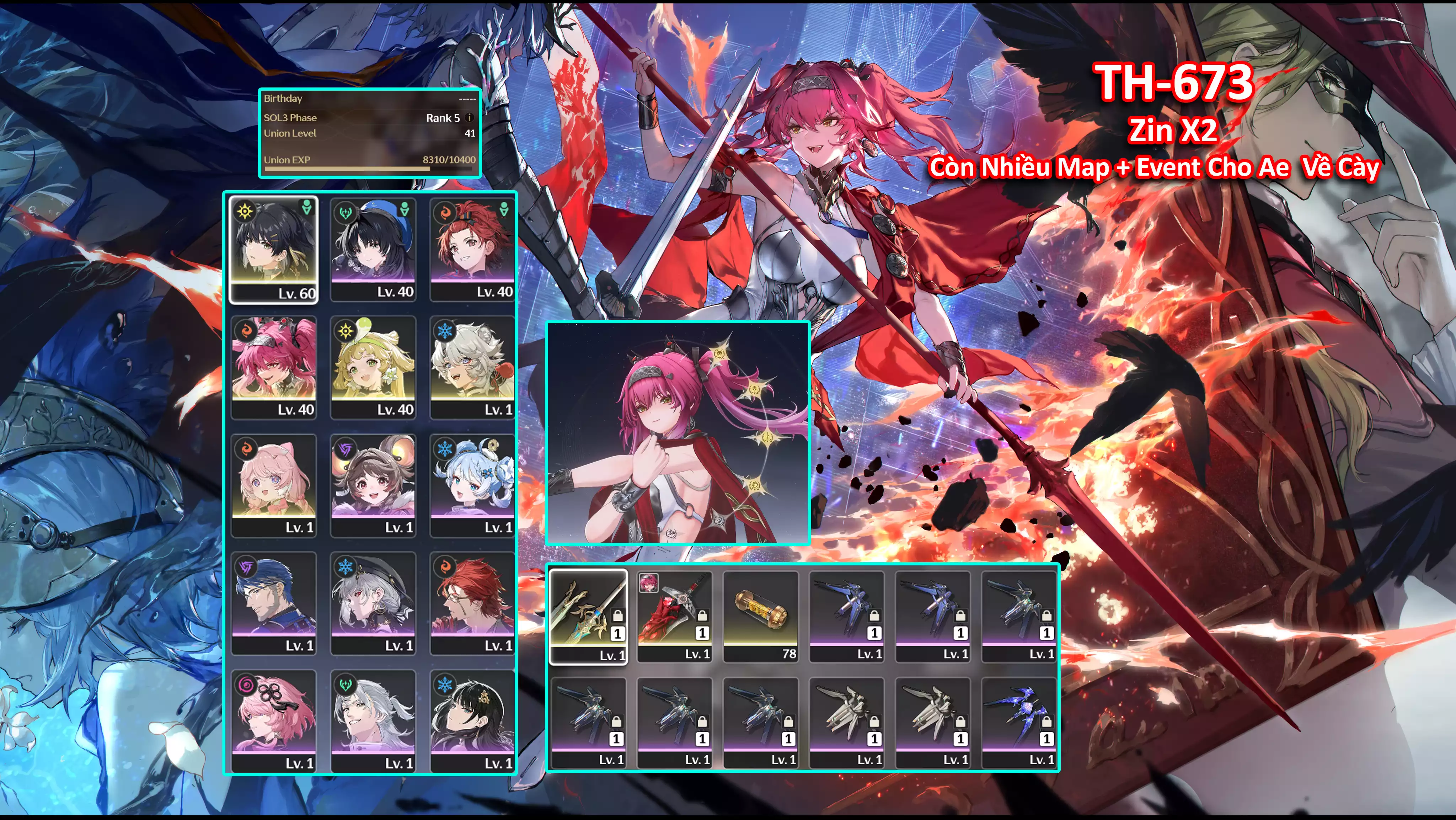 [Siêu Phẩm ] TH-673 Lupa C4R1 + Verina + LingYang + Encore