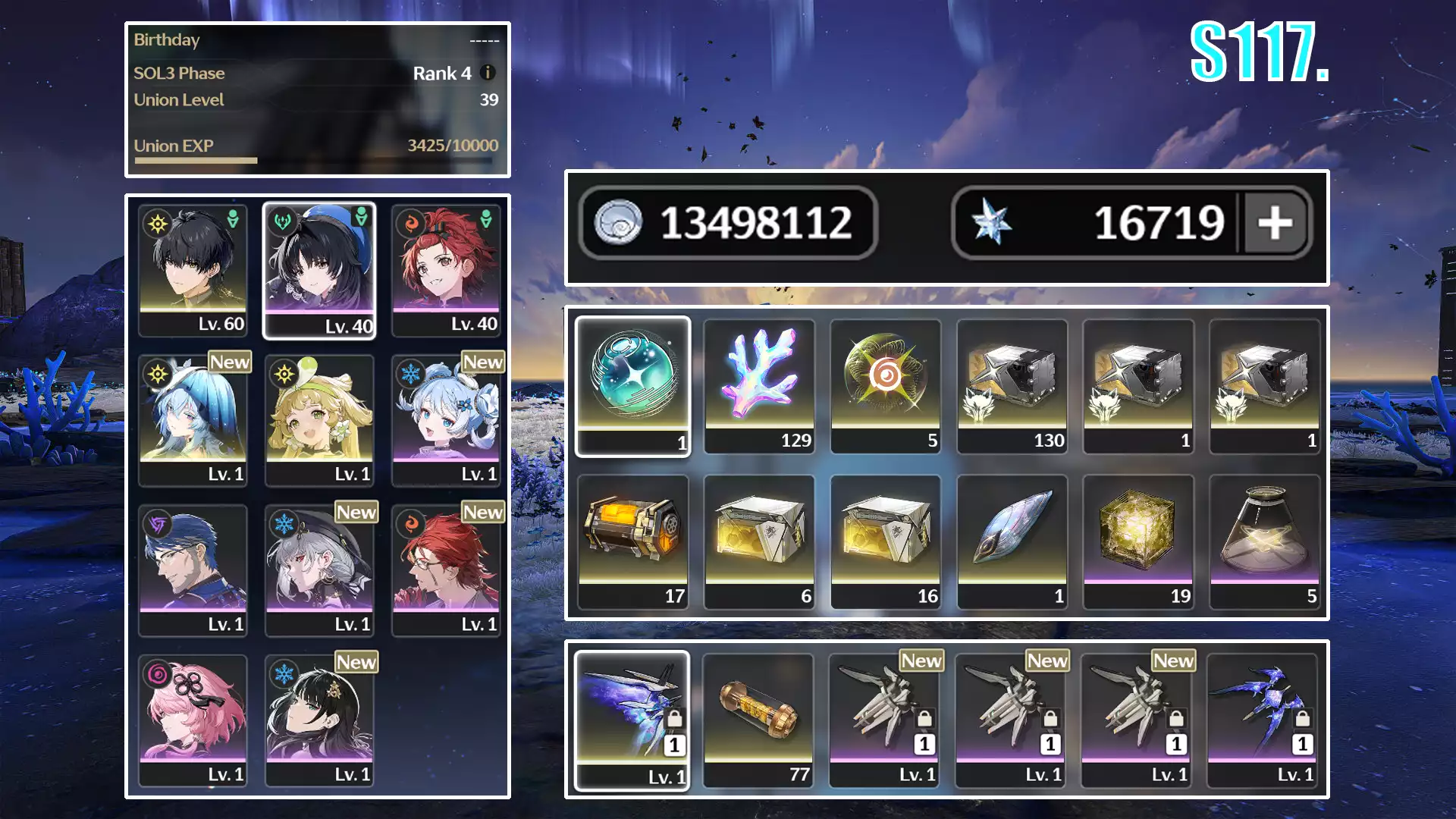 Shorekeeper trấn + 16k đá +129 san hô