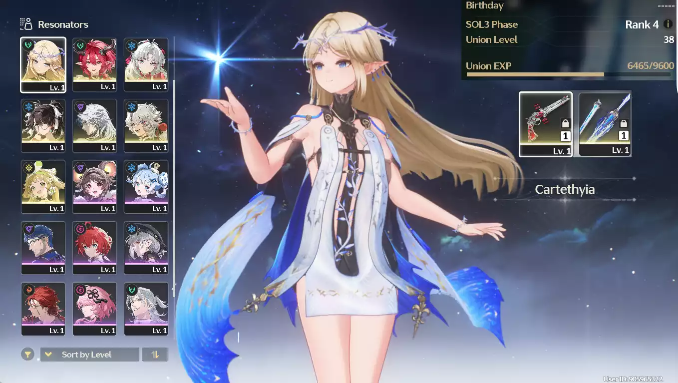 (SEA) UL38 Cartethyia Trấn + Ciaccona + Carlotta Trấn + Zhezhi + Verina