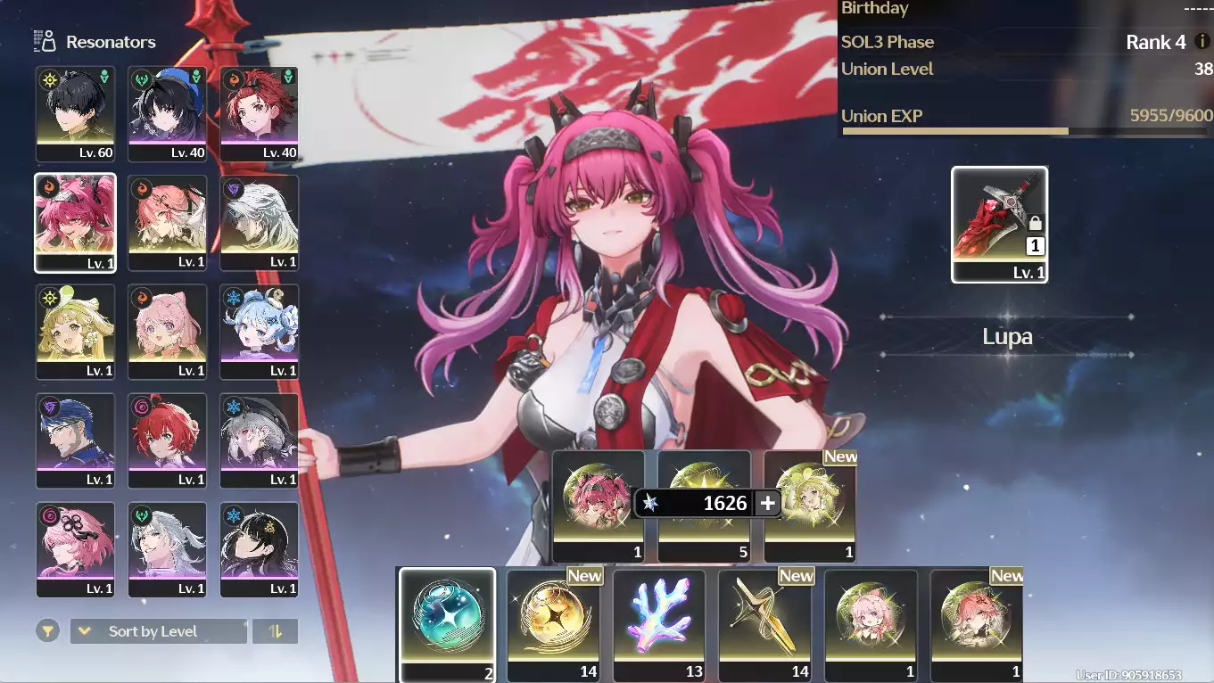 (SEA) UL38 Changli RC1 + Lupa RC1 Trấn + 40 vé + Verina RC1 + Encore RC1