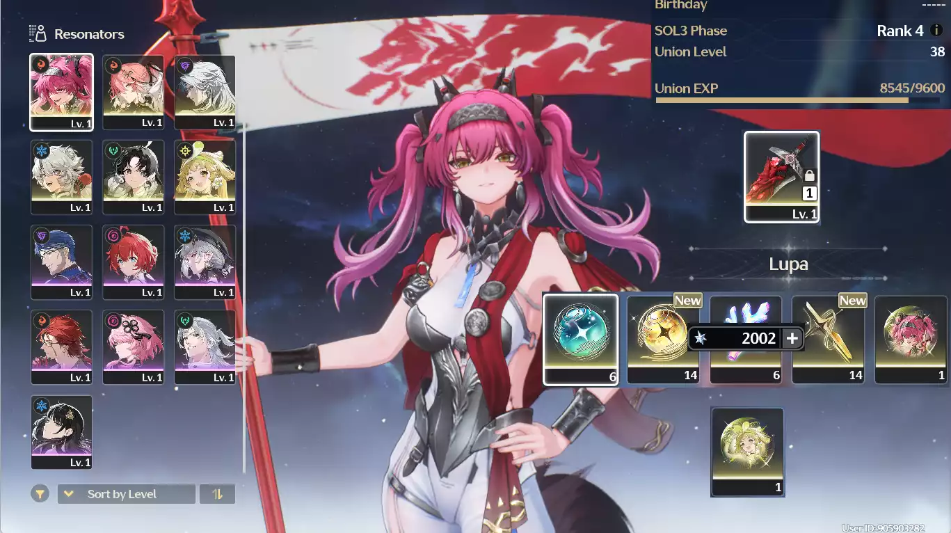 (SEA) UL38 Changli + Lupa RC1 Trấn + 40 vé + Verina + Encore