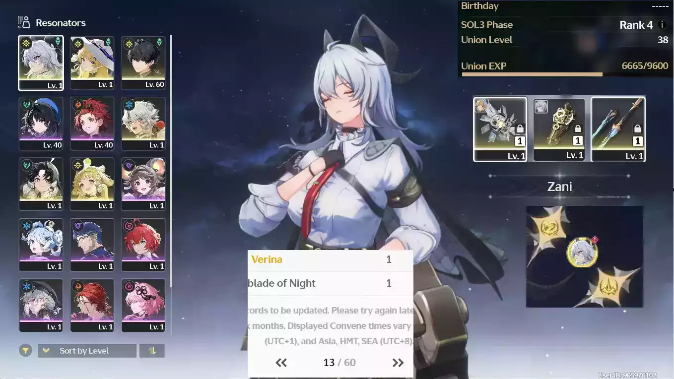 (SEA) UL45 Zani RC2 Trấn + Phoebe Trấn + Verina + Encore + Bảo hiểm 13 trang