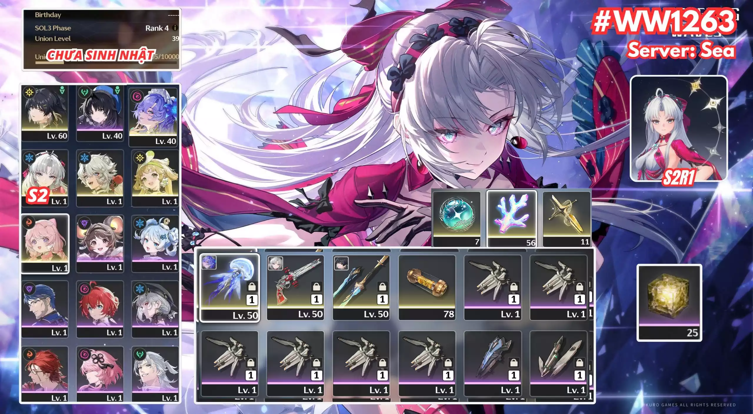 [ ACC VIP ] WW1263 CARLOTTA R2A1 + CANTA R0A1