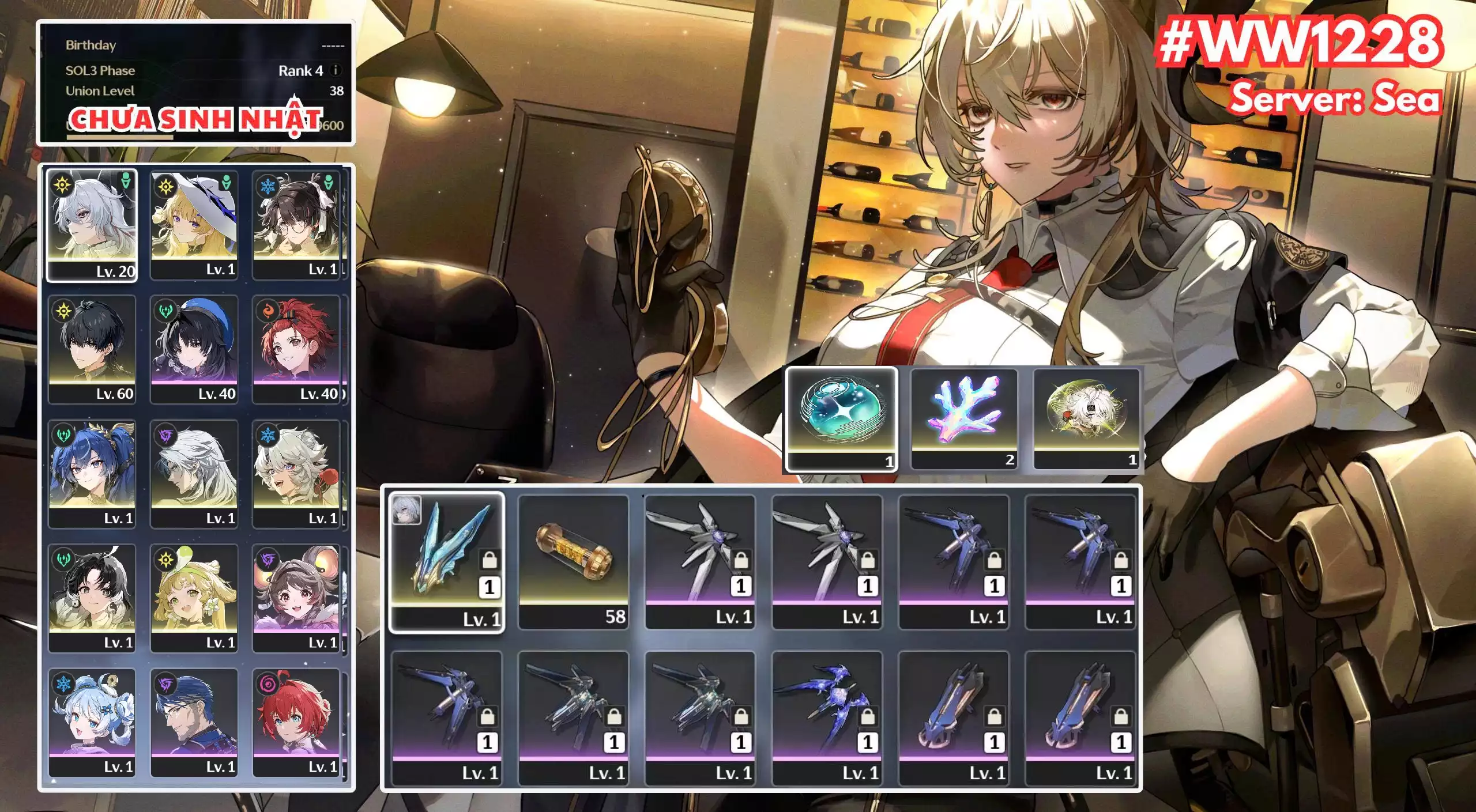 [ ACC VIP ] WW1228 ZANI + PHOEBE + ZHEZHI + Iuno