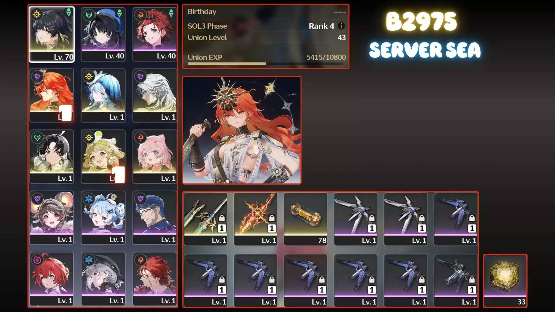 Augusta Rc1s1, Shore