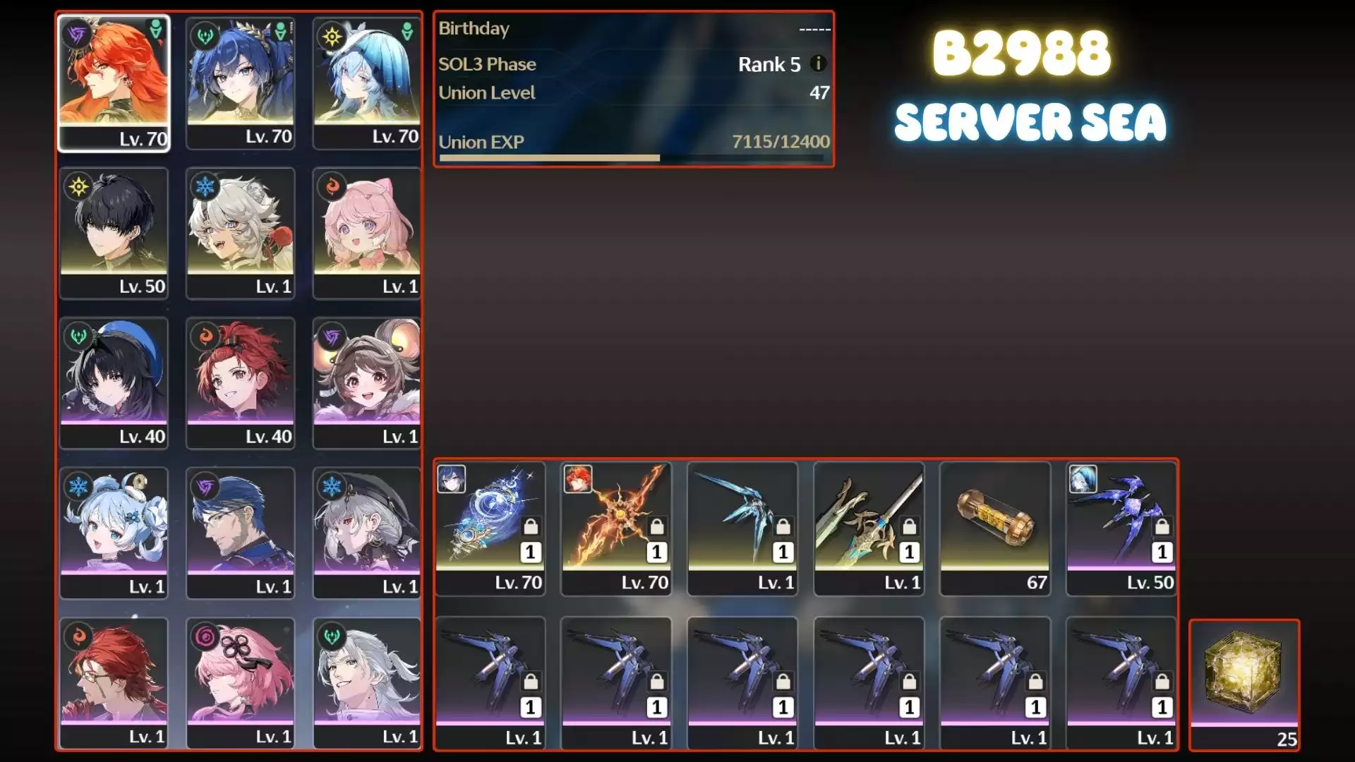 Augusta Trấn, Luno Trấn, Shore