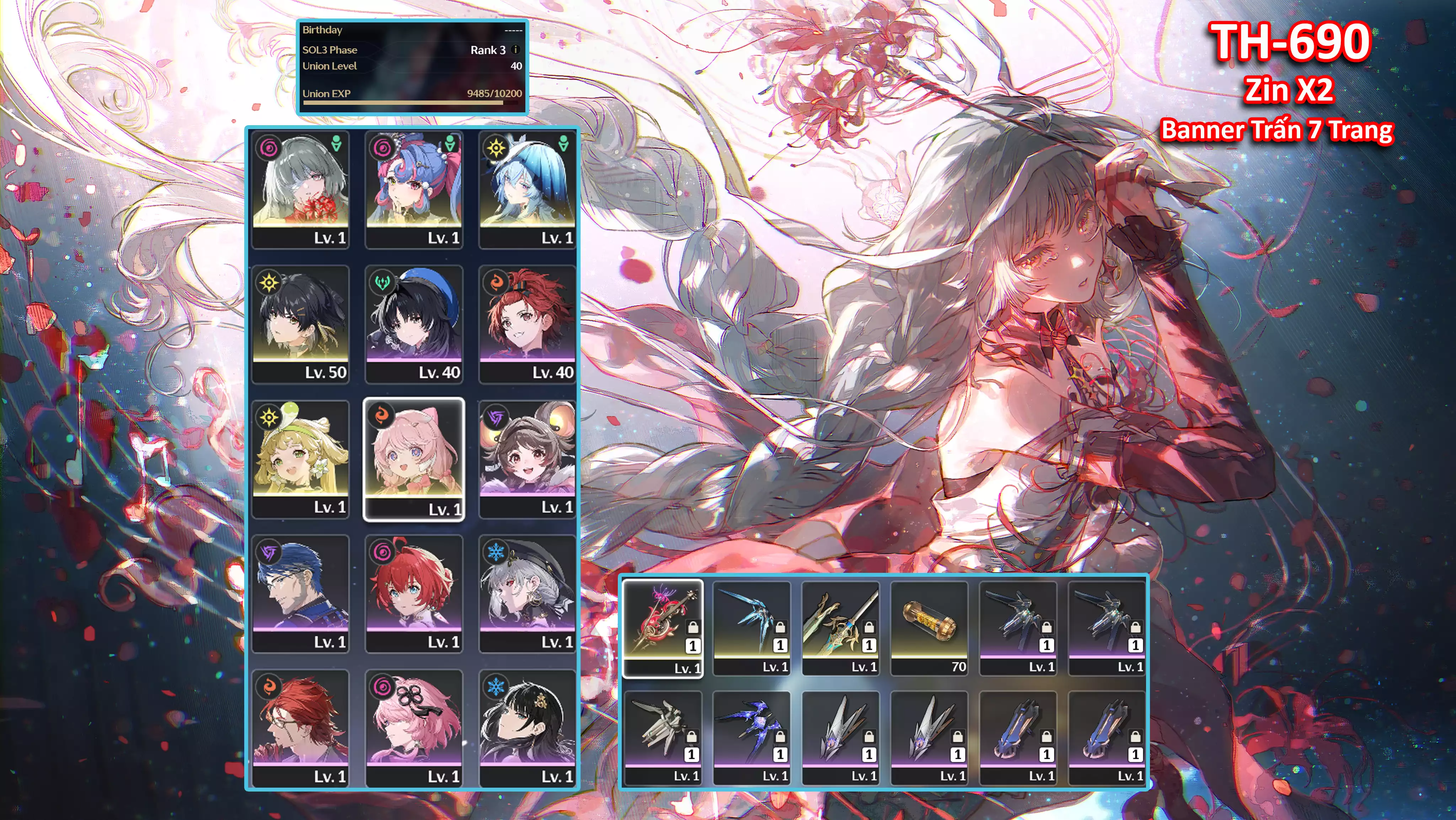 [Siêu Phẩm ] TH-690 Phrolova (Trấn) + Roccia + Shorekeeper (Trấn Thường)