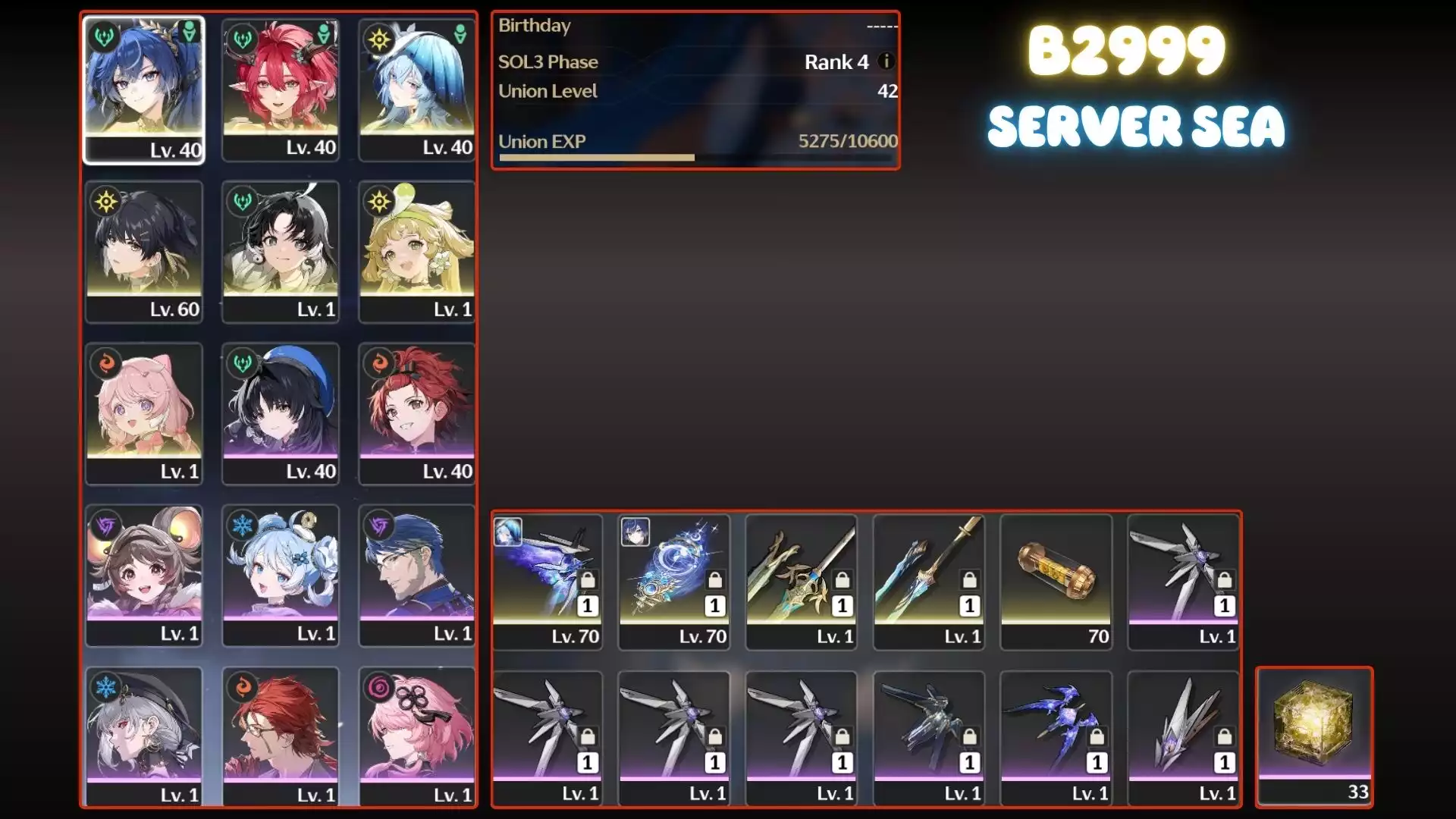 Iuno Trấn, Shore Trấn, Ciaccona