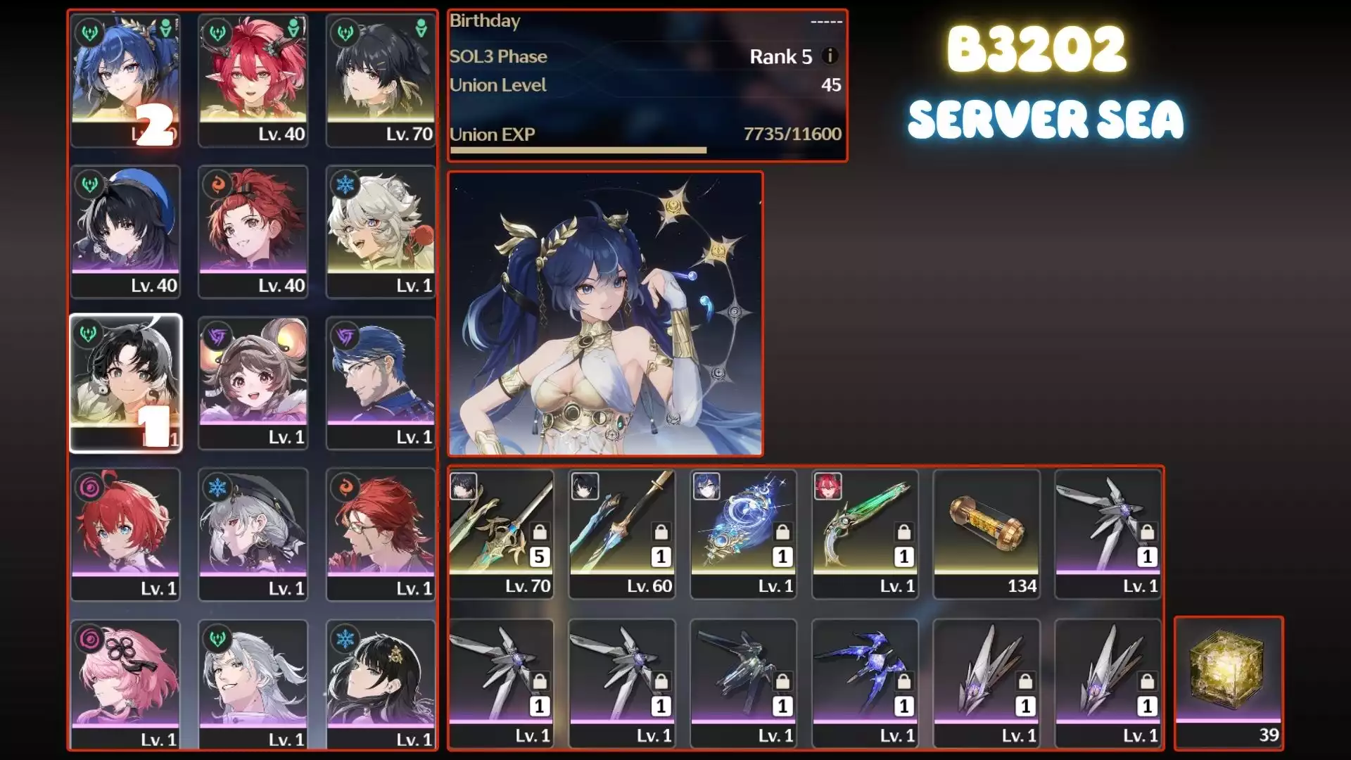 Iuno Rc2s1, Ciaccona Trấn