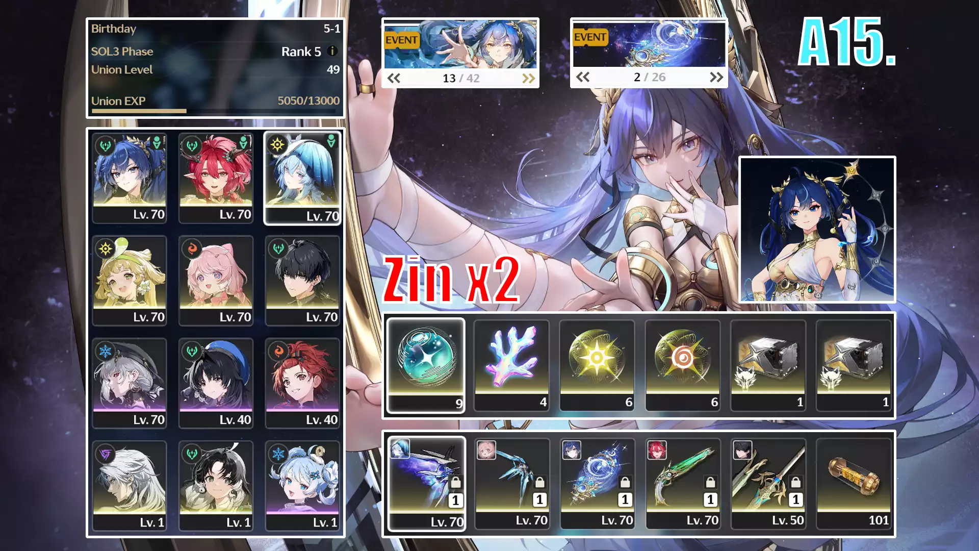 Iuno RC1 trấn + Ciaccona trấn + Shorekeeper trấn