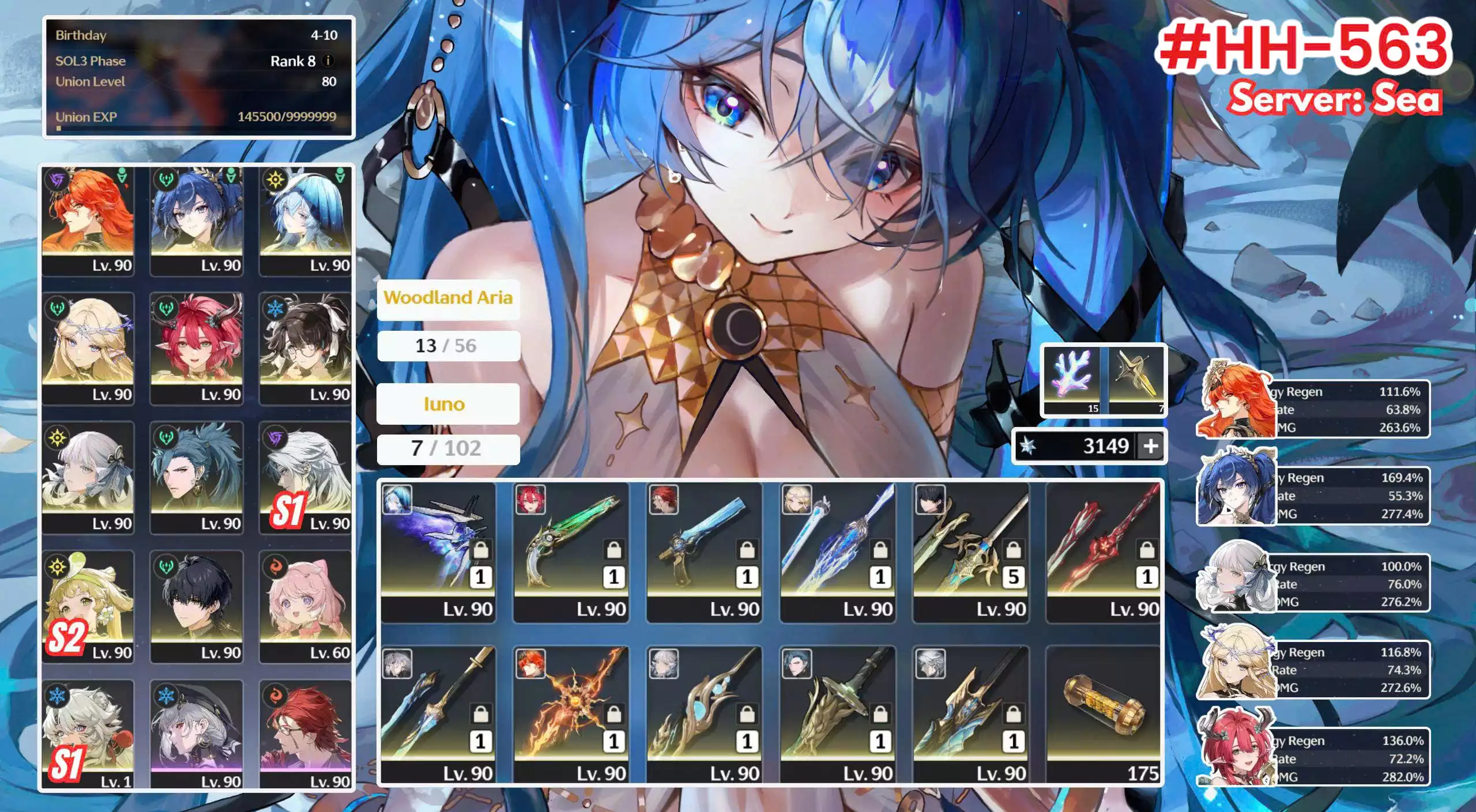 [#HH-563 SEA VIP HOTMAIL] AUGUSTA TRẤN + IUNO + SHORE TRẤN + CARTETHYIA TRẤN + CIACCONA TRẤN + ZHEZHI + JINHSI TRẤN + ALONG TRẤN + TRẤN CAMELLYA + BANNER VK 13 TRANG + BANNER LIMIT 7 TRANG + 3100 ASTRITE + 15 SAN HÔ + 7 ROLL VK