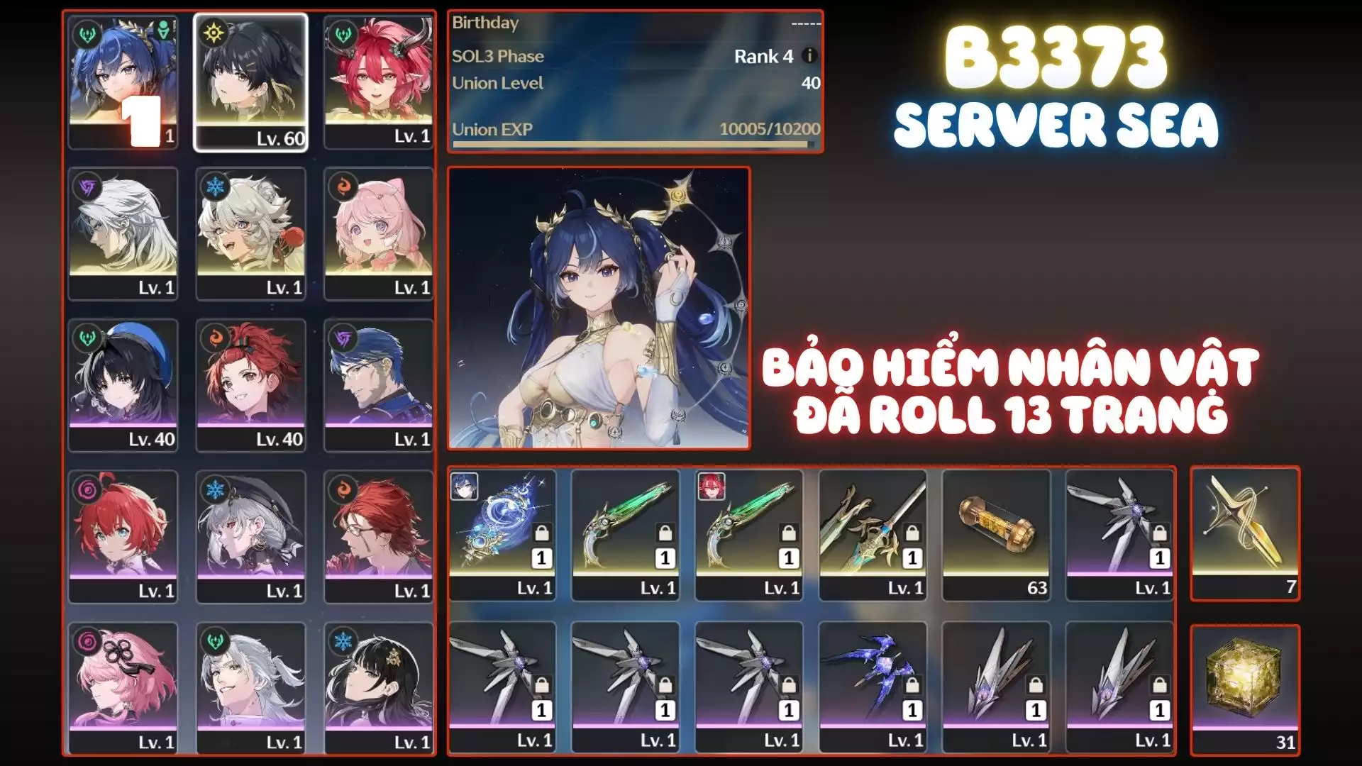 Iuno Rc1s1, Ciaccona Rc0s2 ( Đã Có Bảo Hiểm )