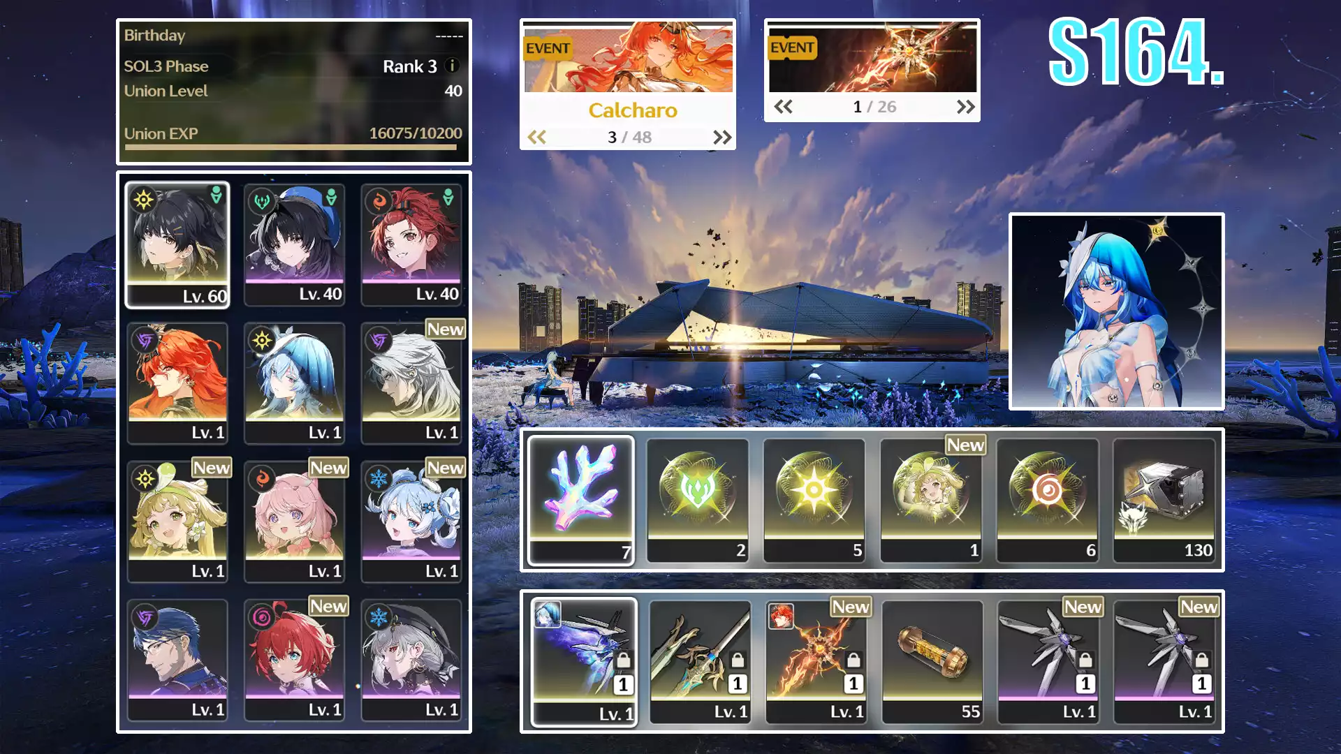 Shorekeeper RC1 trấn + Augusta trấn + lệch