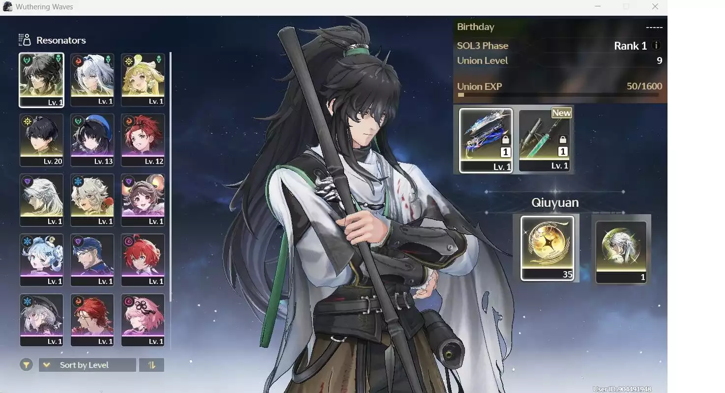 (SEA) UL8 Galbrena Trấn + Qiuyuan Trấn + 33 vé +Verina