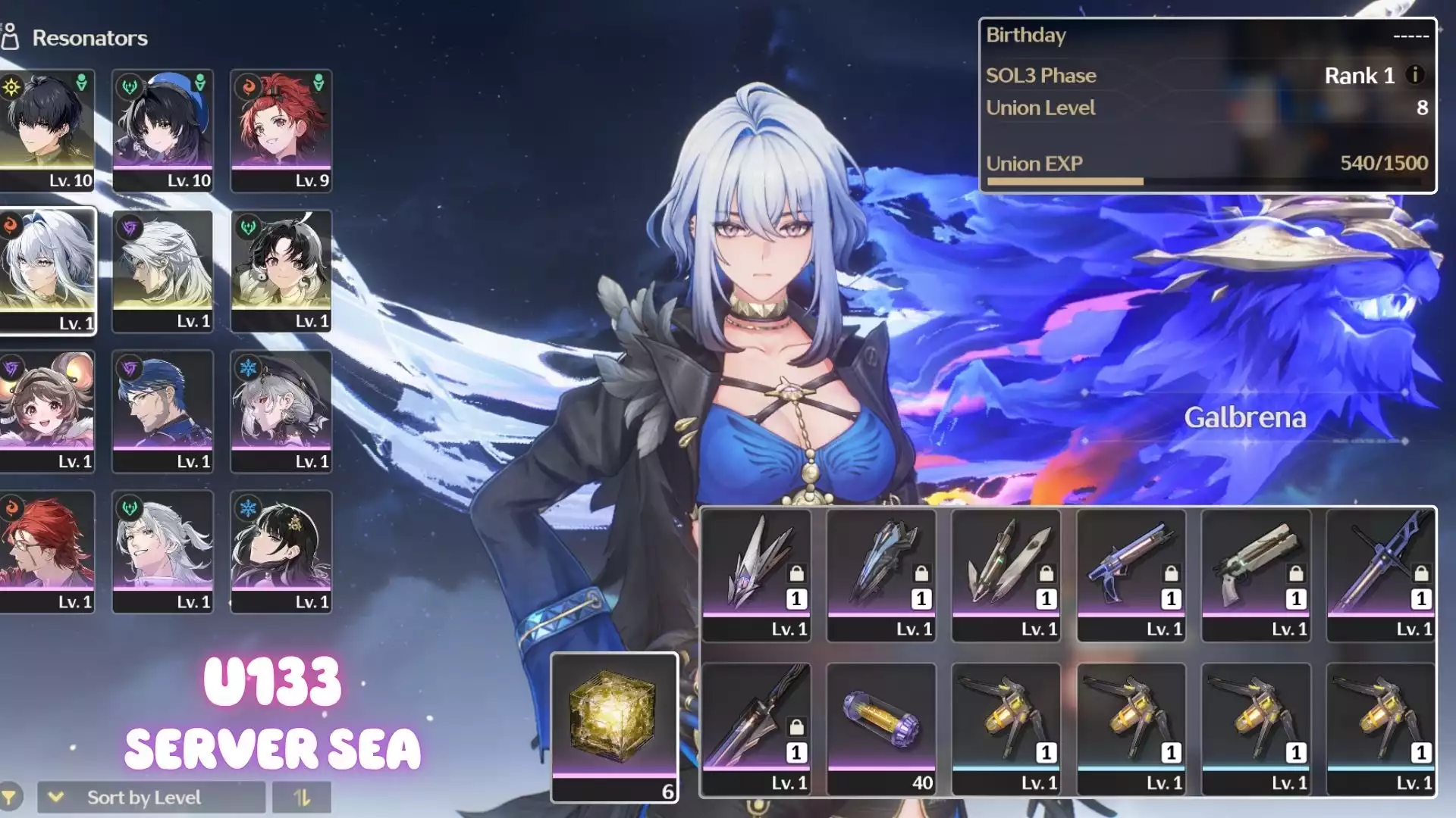 Acc Khởi Đầu Có Galbrena