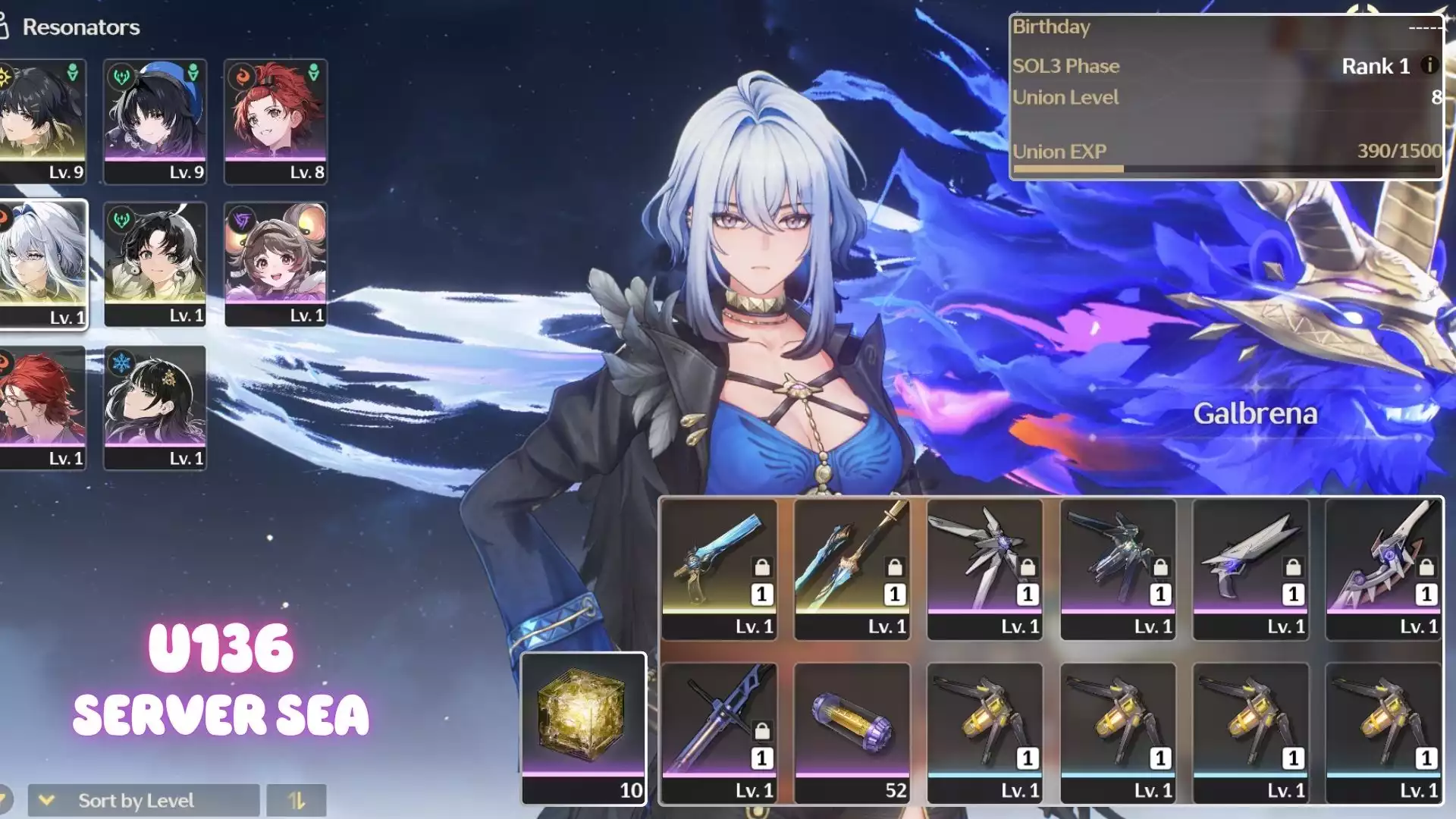 Acc Khởi Đầu Có Galbrena