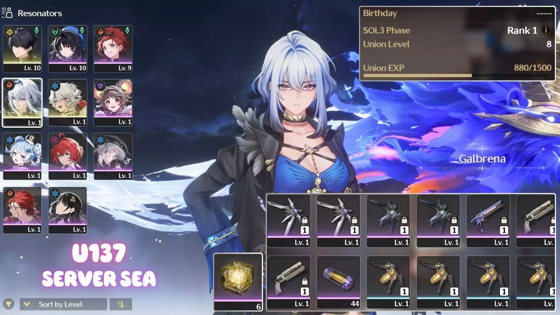 Acc Khởi Đầu Có Galbrena