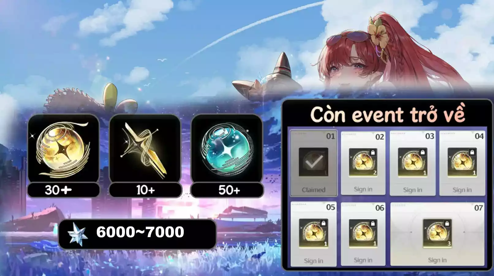 (SEA)ACC REROLL SIÊU RẺ : ~7k Astrite + ~50 roll xanh ~35 ROLL LIMIT + 10 ROLL WEAP (BẢO HÀNH LOGIN LẦN ĐẦU)