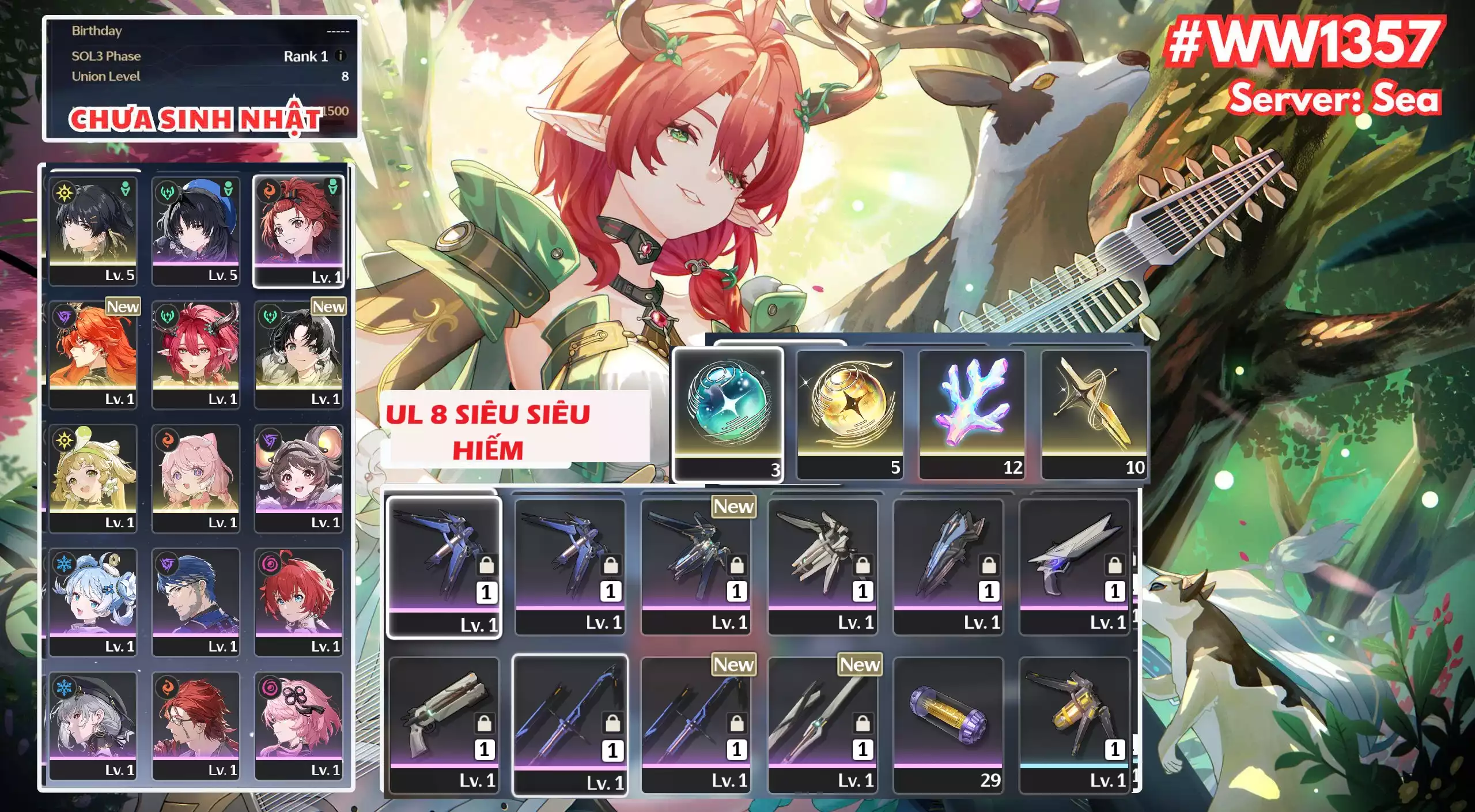 [ ACC VIP ] WW1357  CIACCONA + Augusta UL 8 SIÊU HIẾM