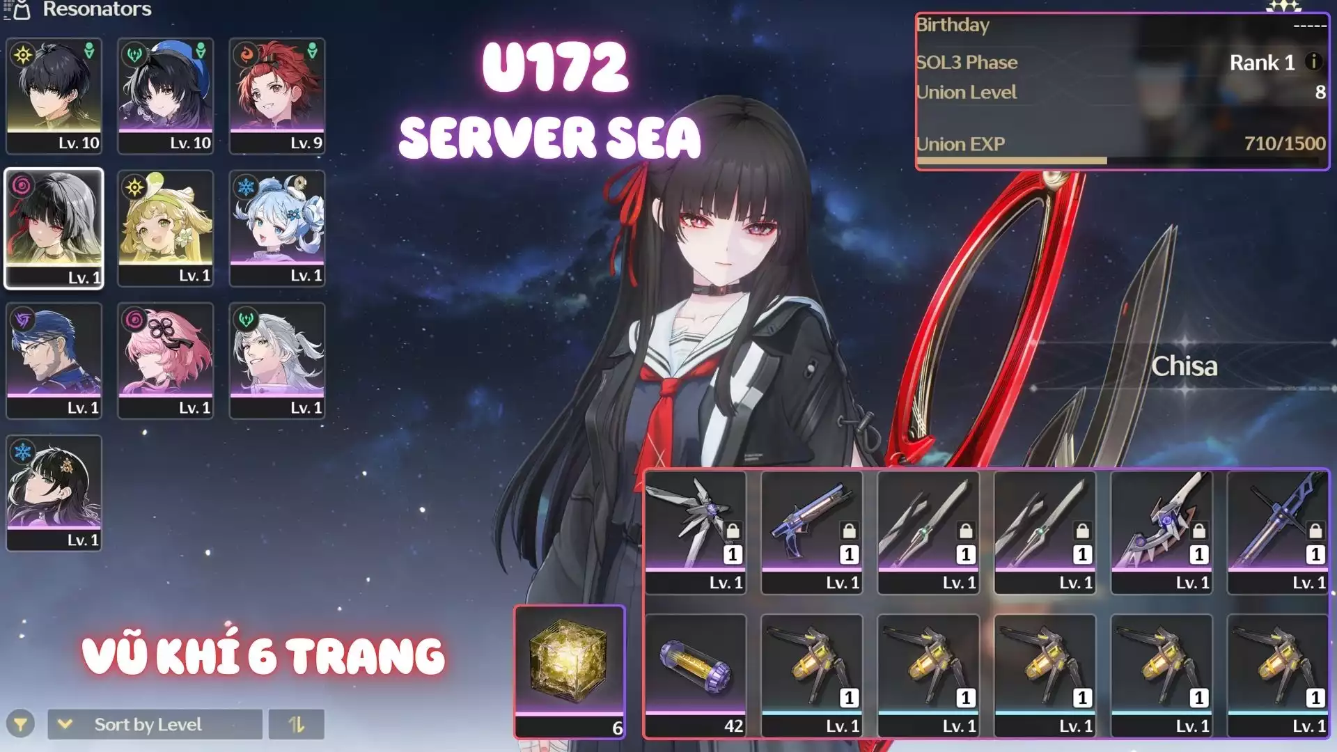 Acc Khởi Đầu Có Chisa