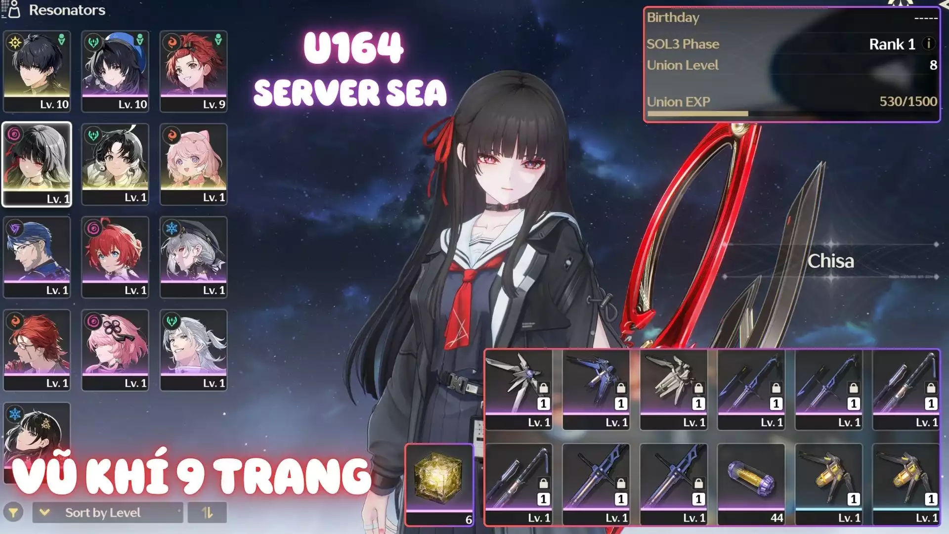 Acc Khởi Đầu Có Chisa