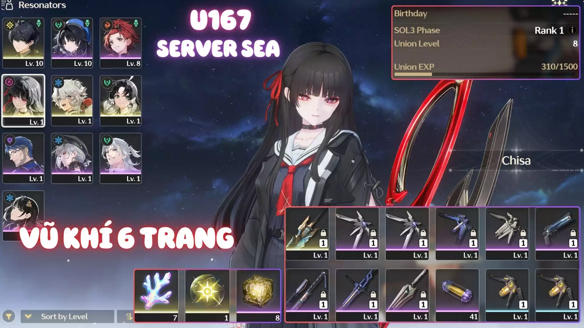 Acc Khởi Đầu Có Chisa