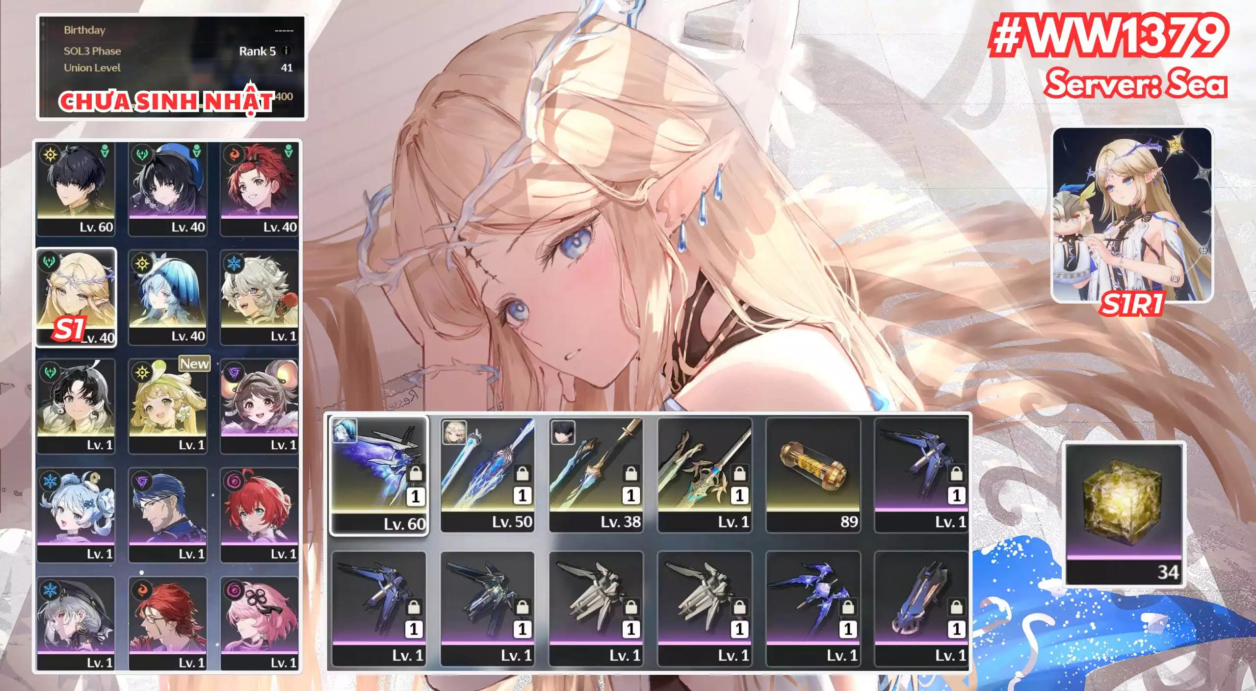 [ ACC VIP ] WW1379 Shore R0A1 + CARTETHYIA R1A1