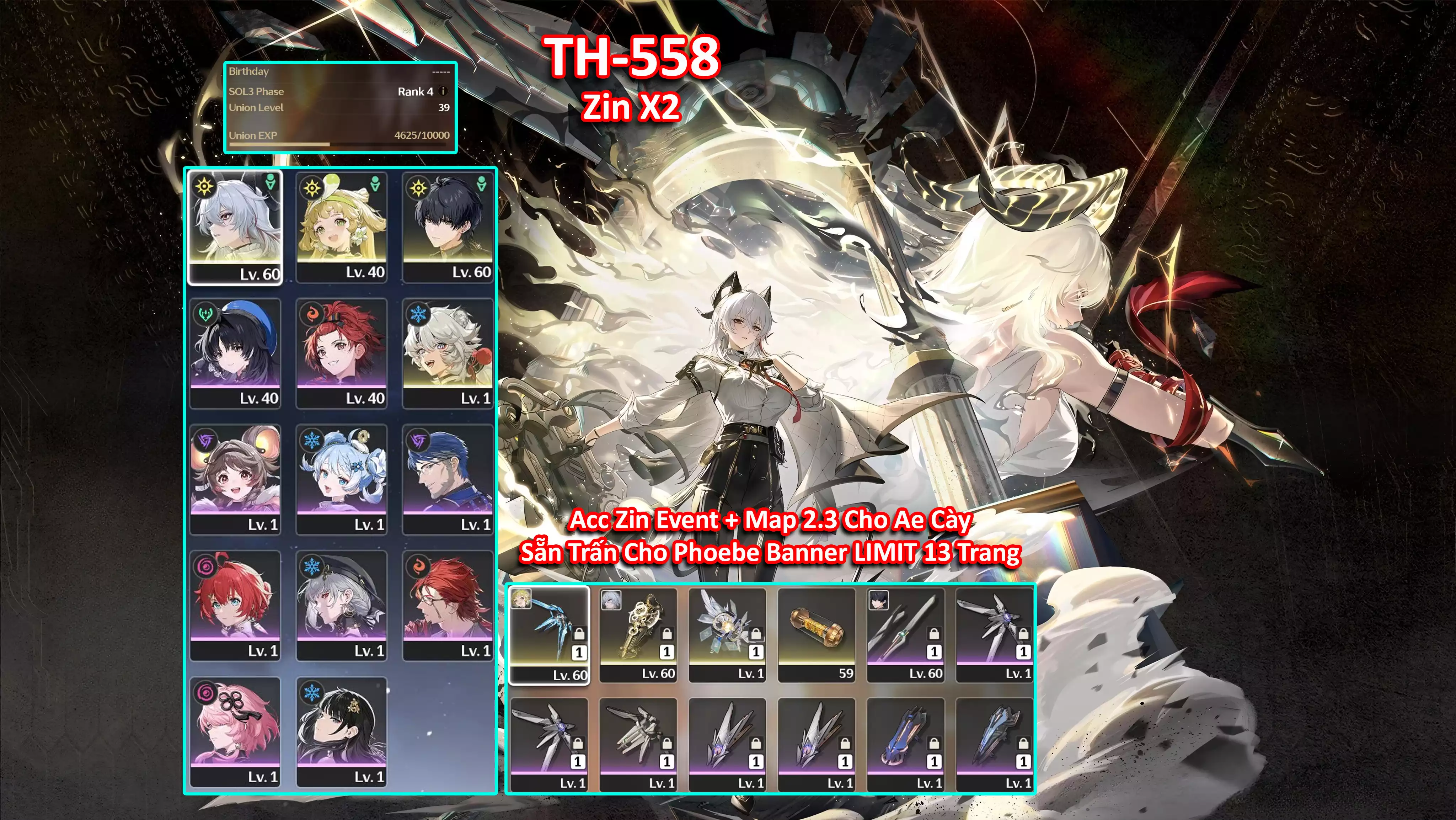 [Siêu Phẩm ] TH-558 Zani (Trấn)