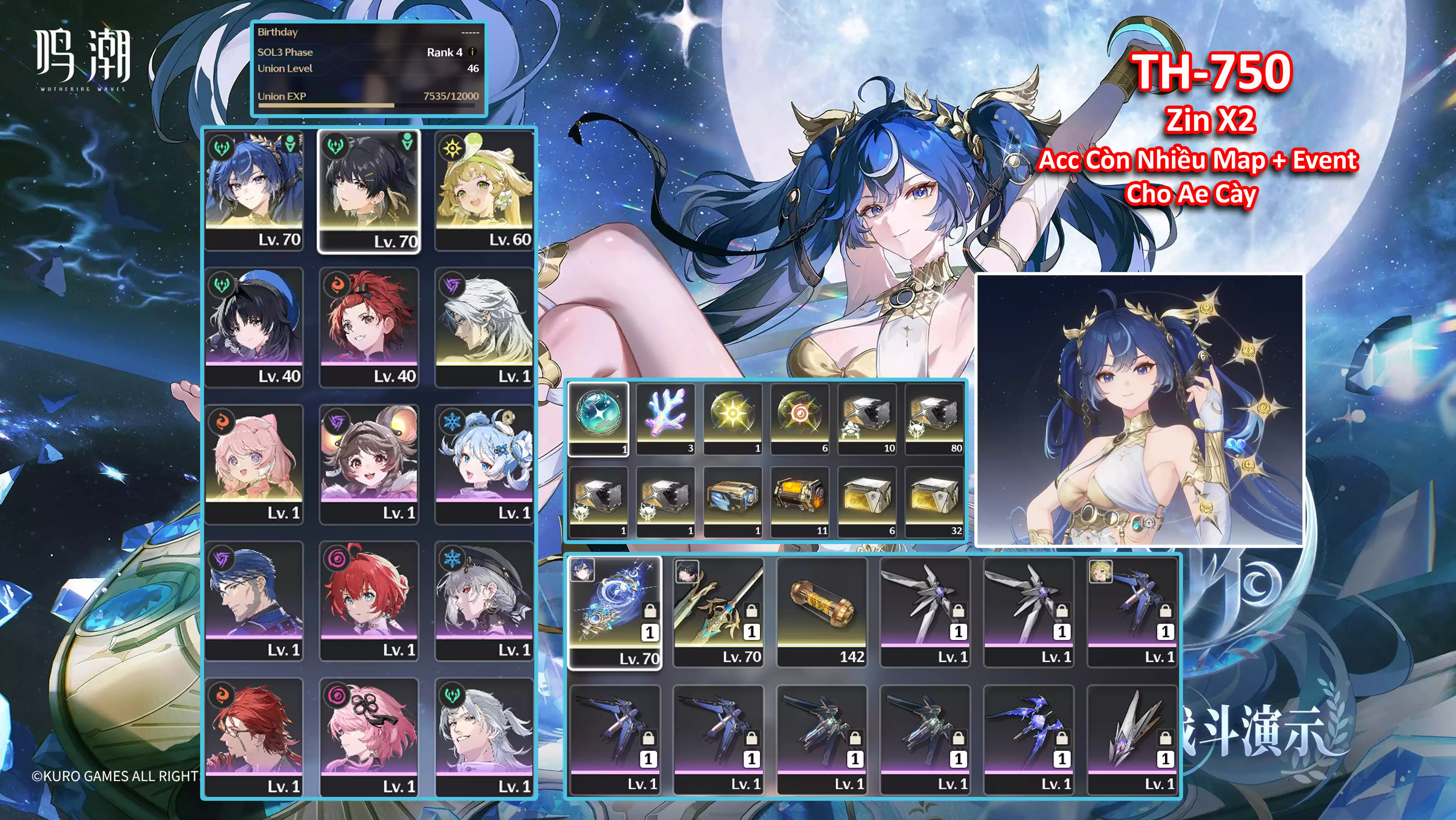 [Siêu Phẩm ] TH-750 Iuno C5R1 + Acc còn nhiều map cho ae cày