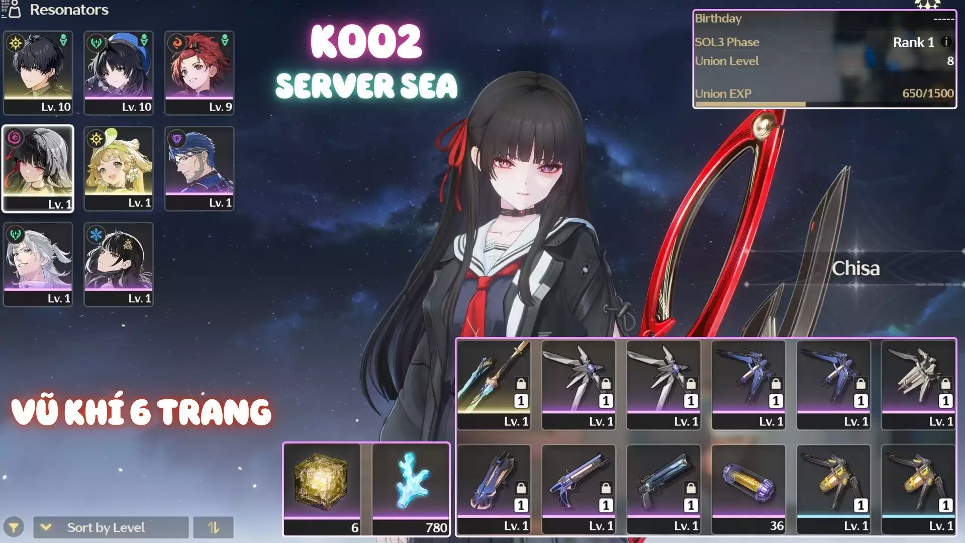 Acc Khởi Đầu Có Chisa