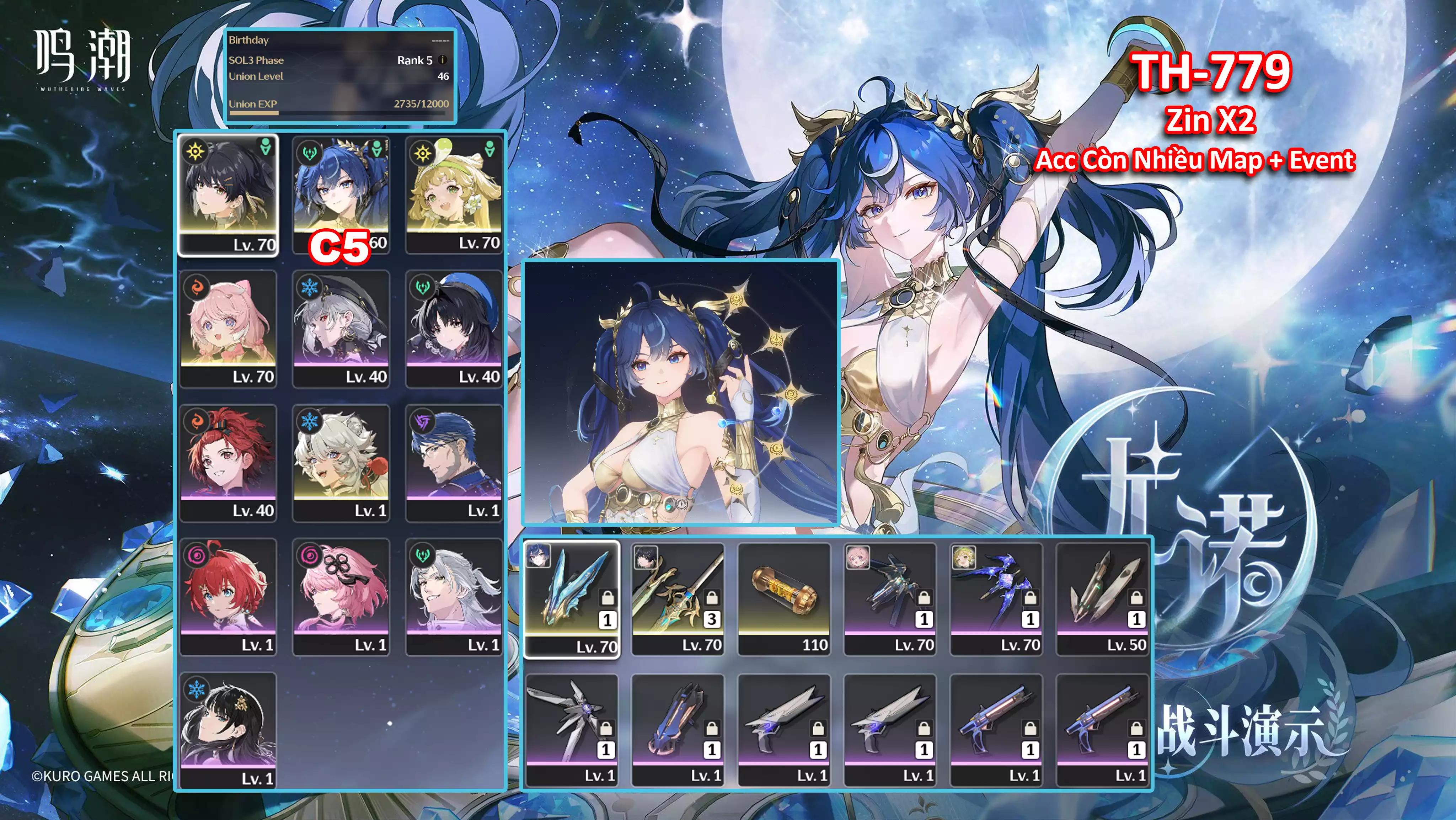 [Siêu Phẩm ] TH-779 Iuno C5 (Trấn Thường) GÍA RẺ CHO AE CÀY