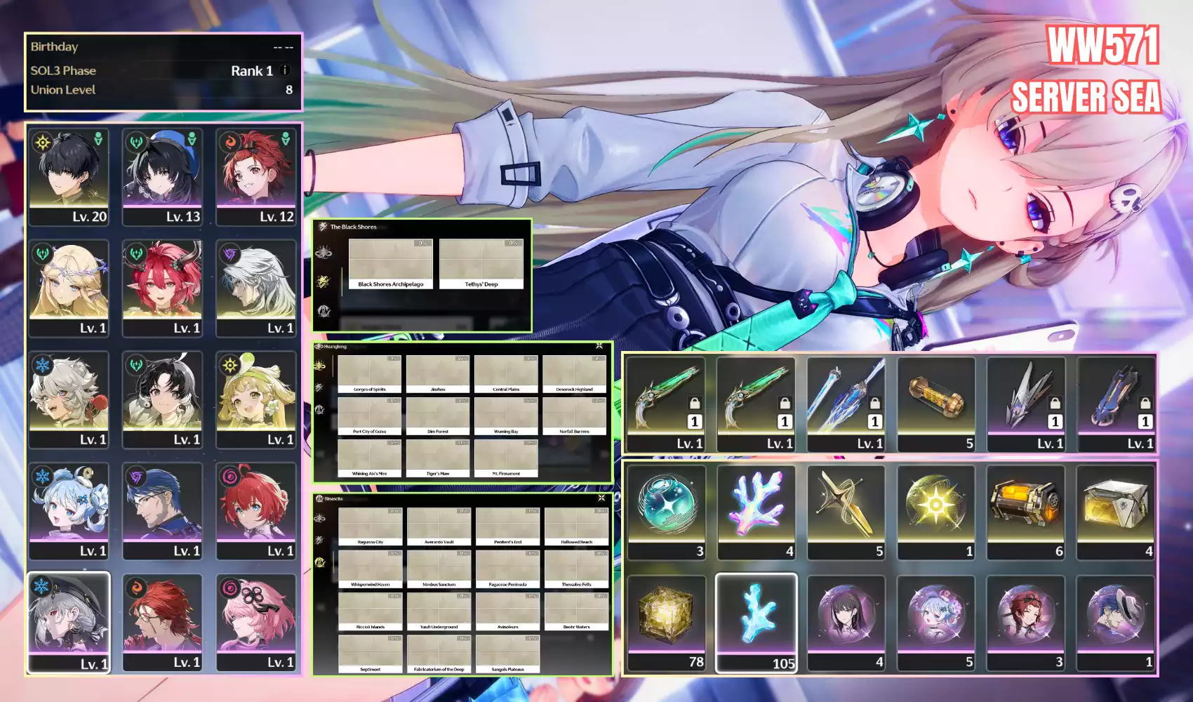 Siêu phẩm UL thấp Zinmap siêu vip Cartethyia trấn Ciaccona trấn R2