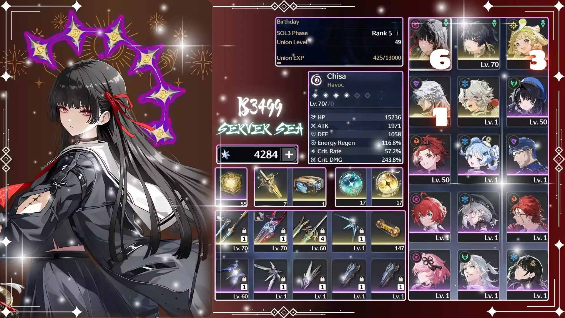 Chisa Rc6s1 Đã Build, Dư Đá + Roll