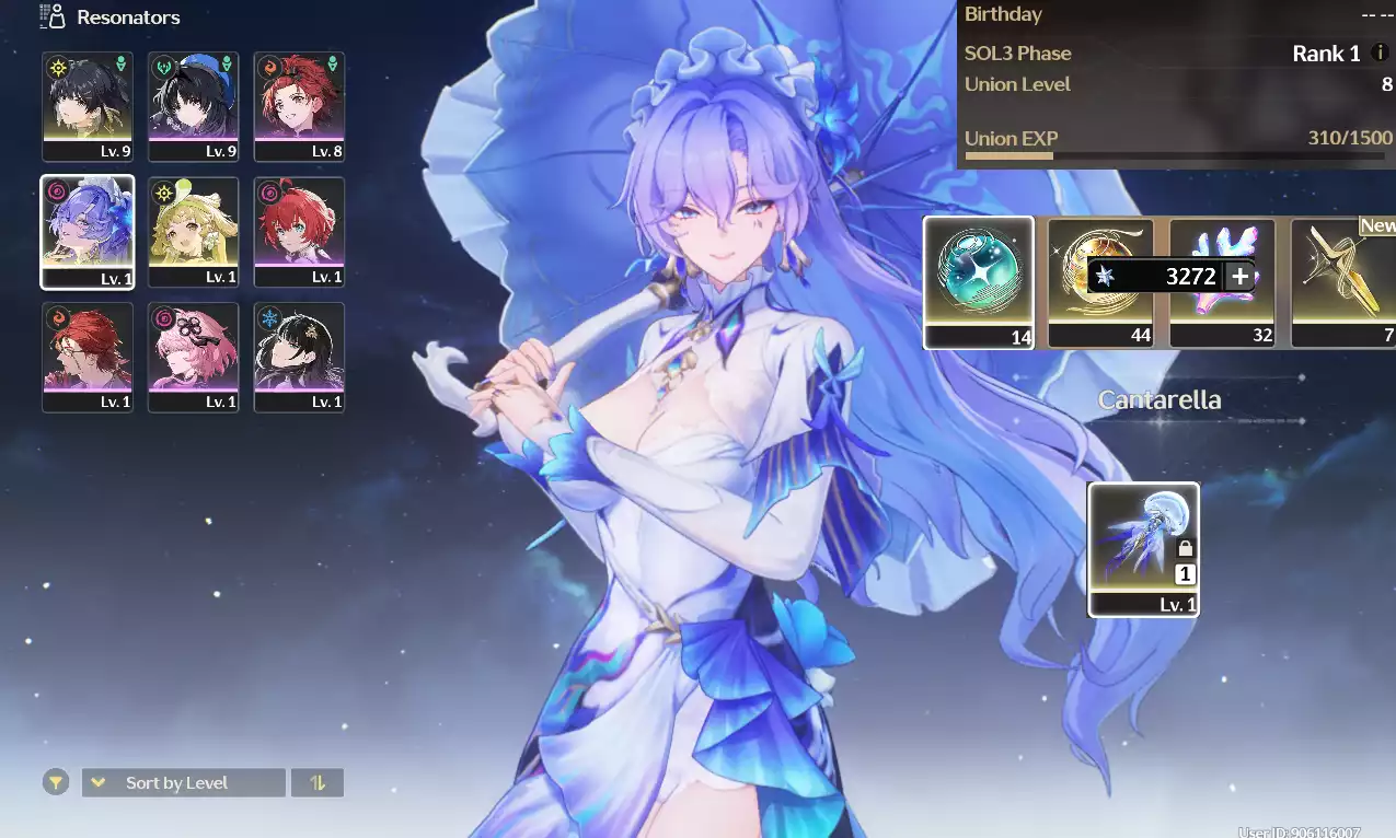 (SEA) UL8 Cantarella Trấn + 75 vé Limit + Verina