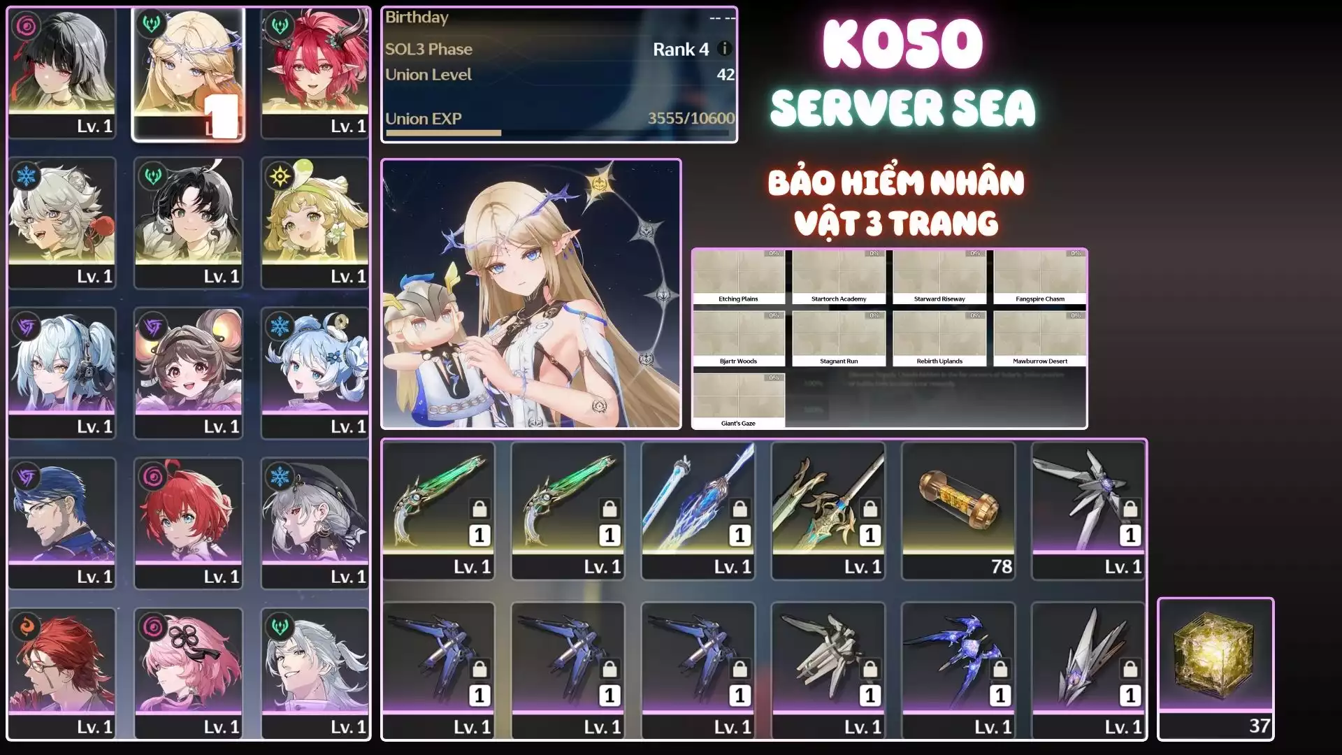 Cartethyia Rc1s1, Ciaccona Trấn, Chisa