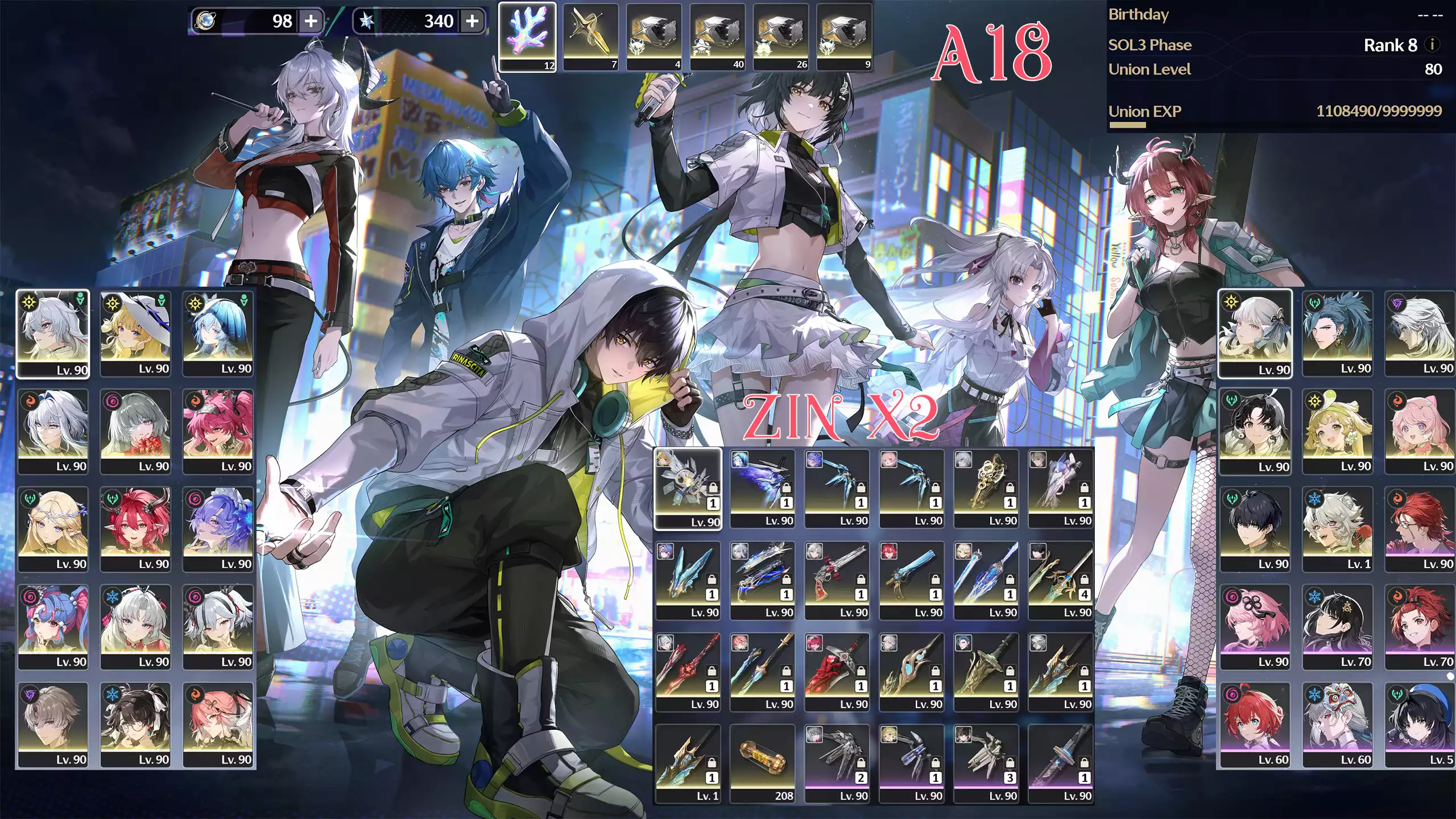 ACC Vuýp nhiều Char trấn cho ae flex đội hình