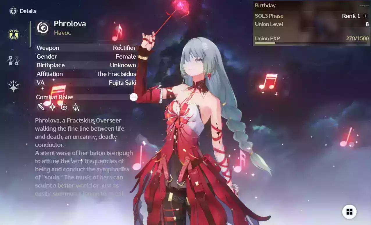 (SEA) UL8 Phrolova Trấn + 20-40 vé Limit + 1-2 Char banner thường bất kỳ