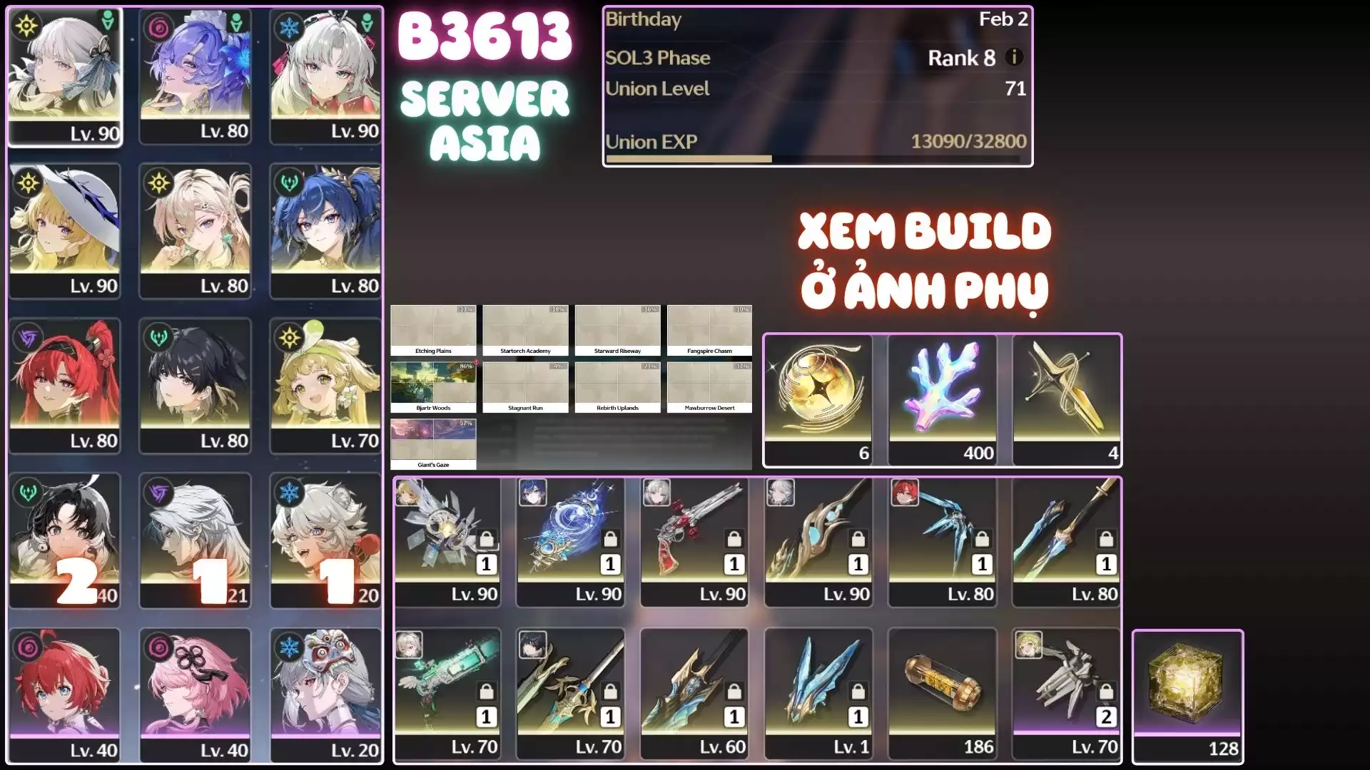 Acc Vip Nhiều Nhựa + San Hô