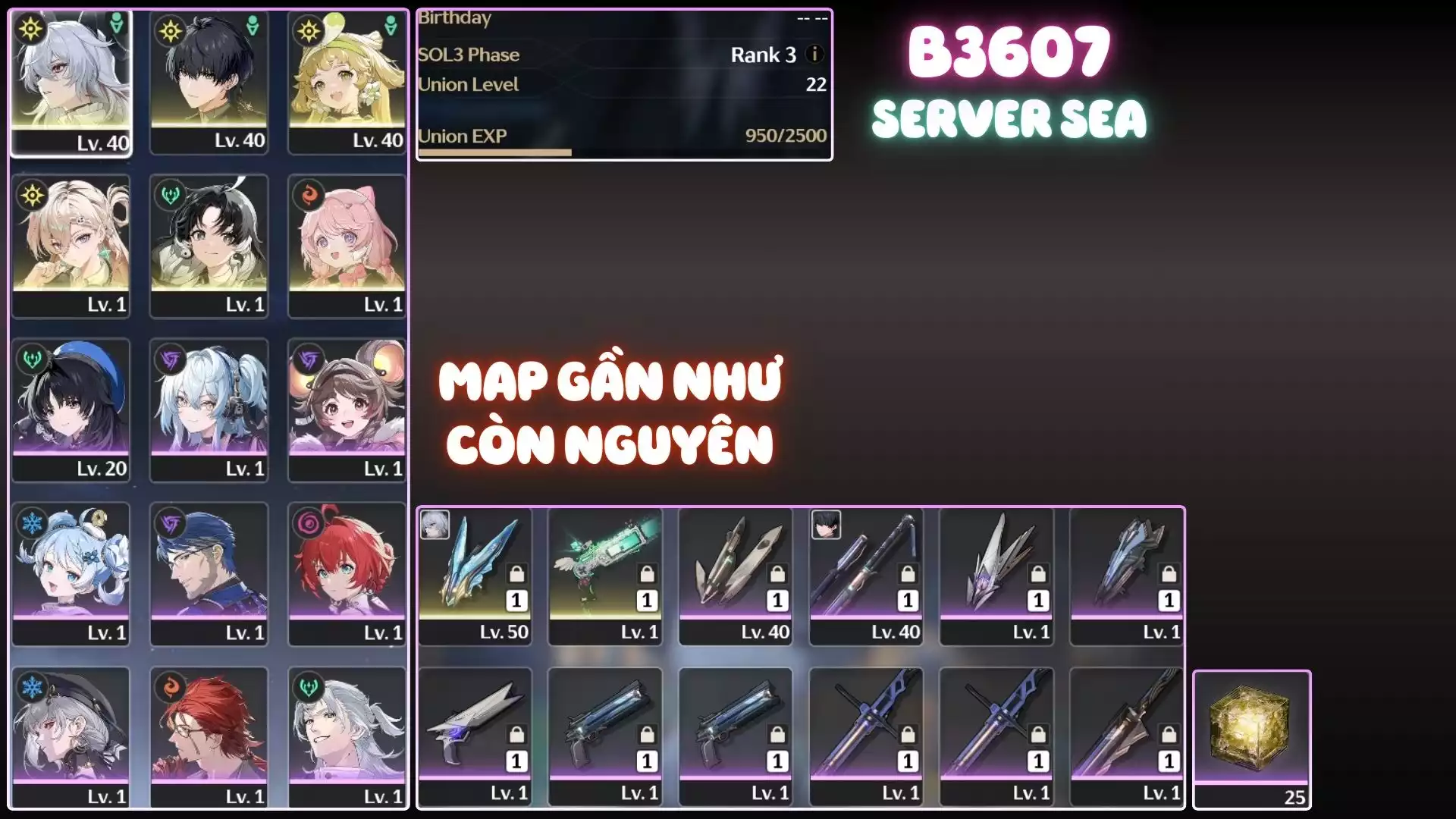 Acc Khởi Đầu Lynae Trấn Kẹp Zani