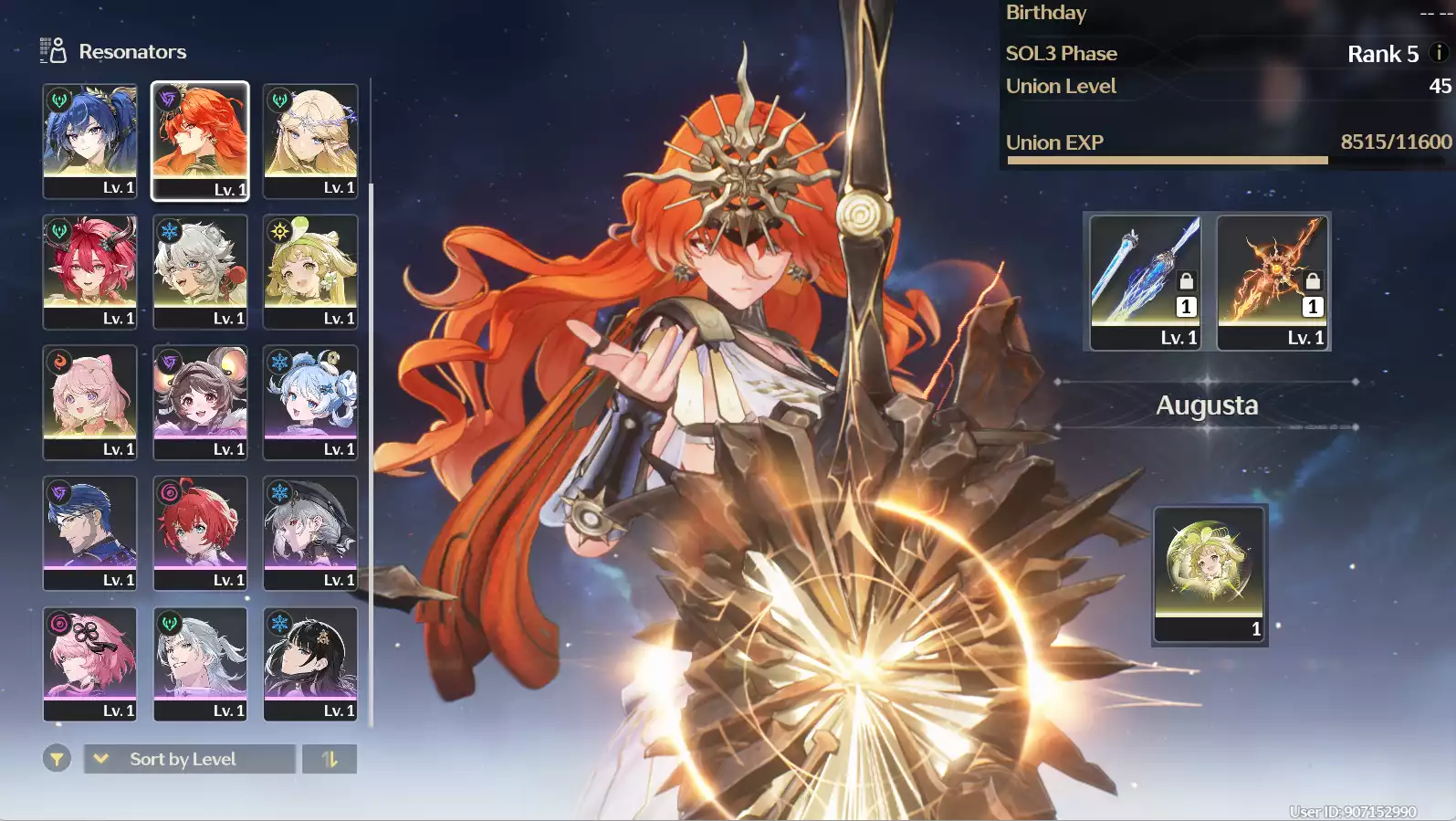 (SEA) UL45 Cartethyia Trấn + Ciaccona + Augusta Trấn + Iuno + Verina RC1