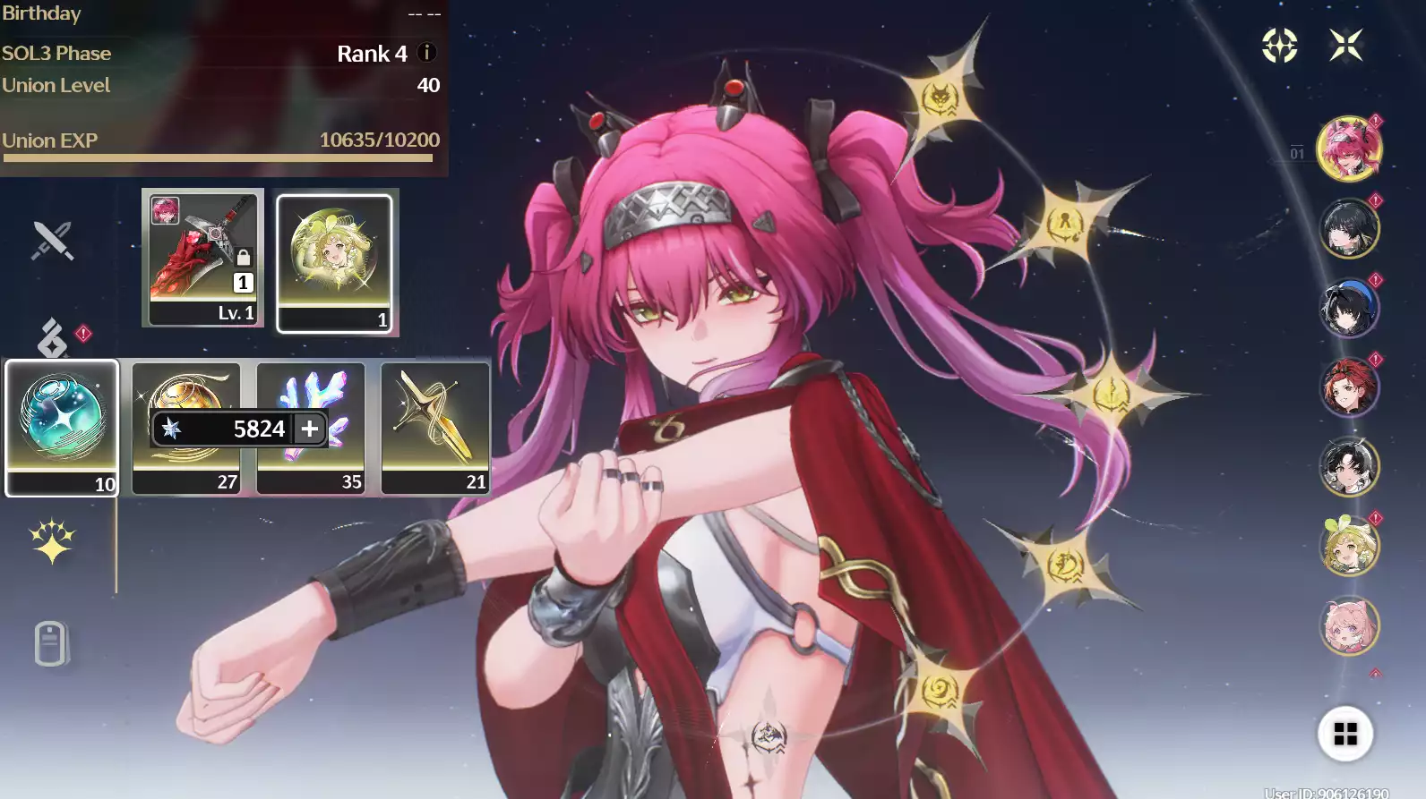 (SEA) UL40 Lupa RC5 Trấn + Verina RC1 + Encore + 90 vé limit