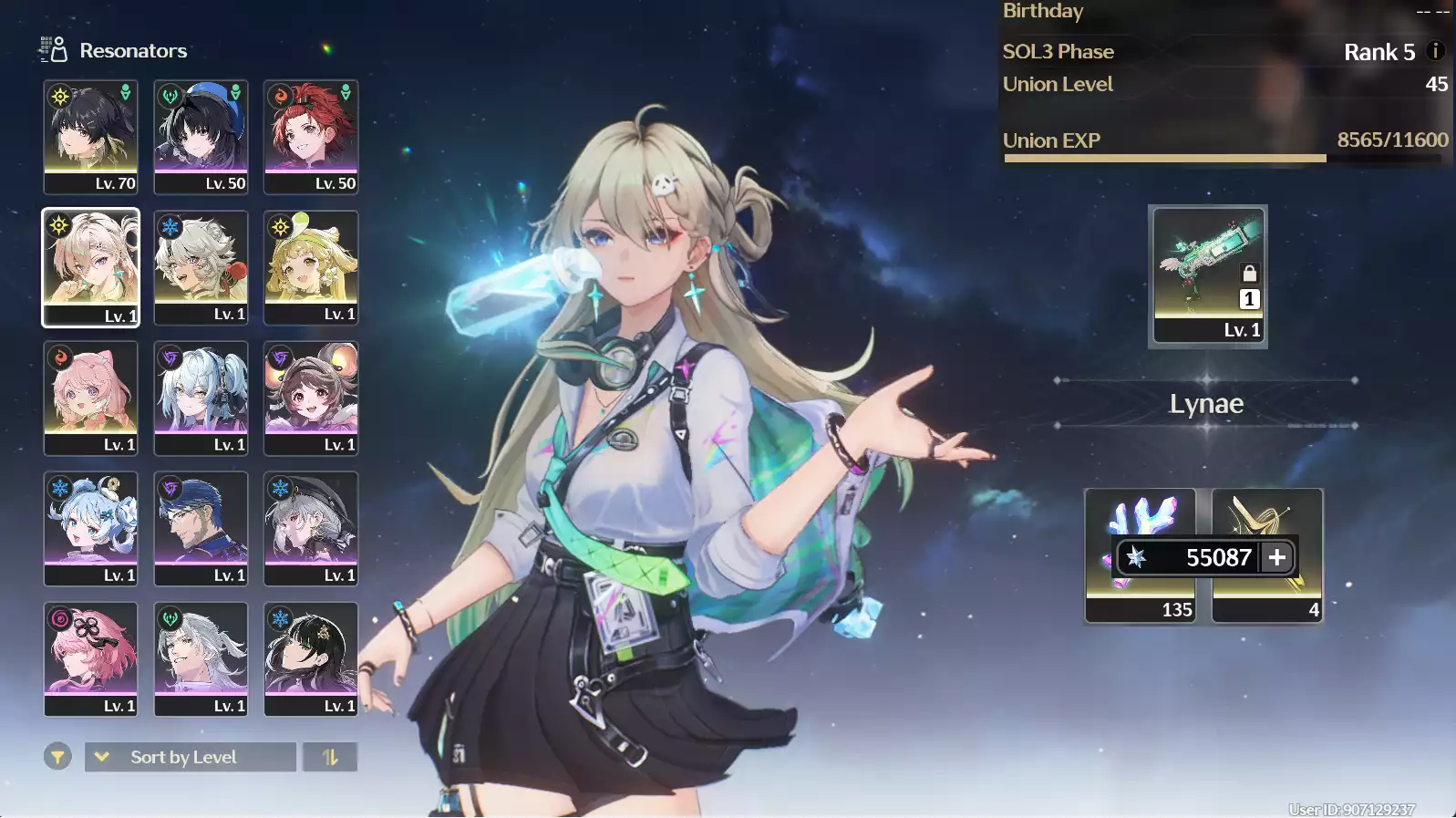 (SEA) UL45 Lynae Trấn + 363 Vé limit + Verina + Encore