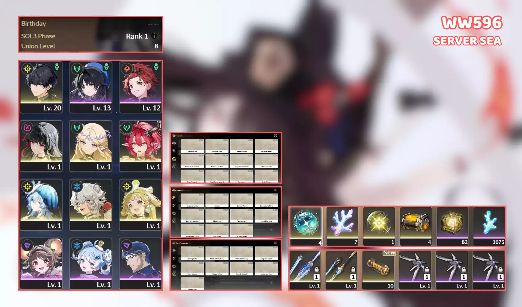 Siêu phẩm UL thấp Cartethyia trấn Ciaccona Chisa Shore kiếm 5s đã quay hơn 50 lượt banner nhân vật