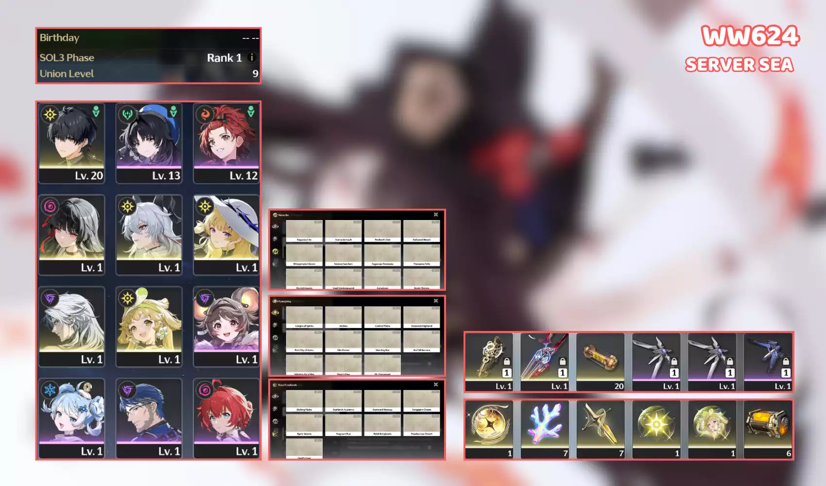 Siêu phẩm UL thấp Zani trấn Chisa trấn Phoebe nhân vật đã quay hơn 30 lượt, banner vũ khí 40 lượt