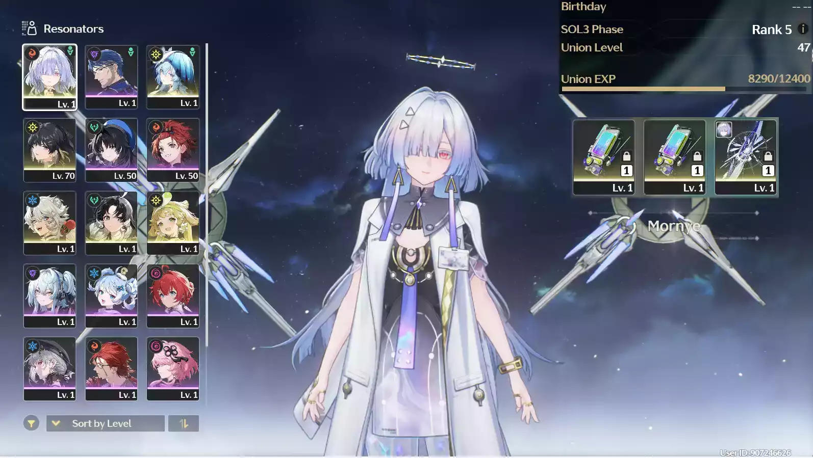 (SEA) UL45 Mornye RC6 Trấn + Shorekeeper